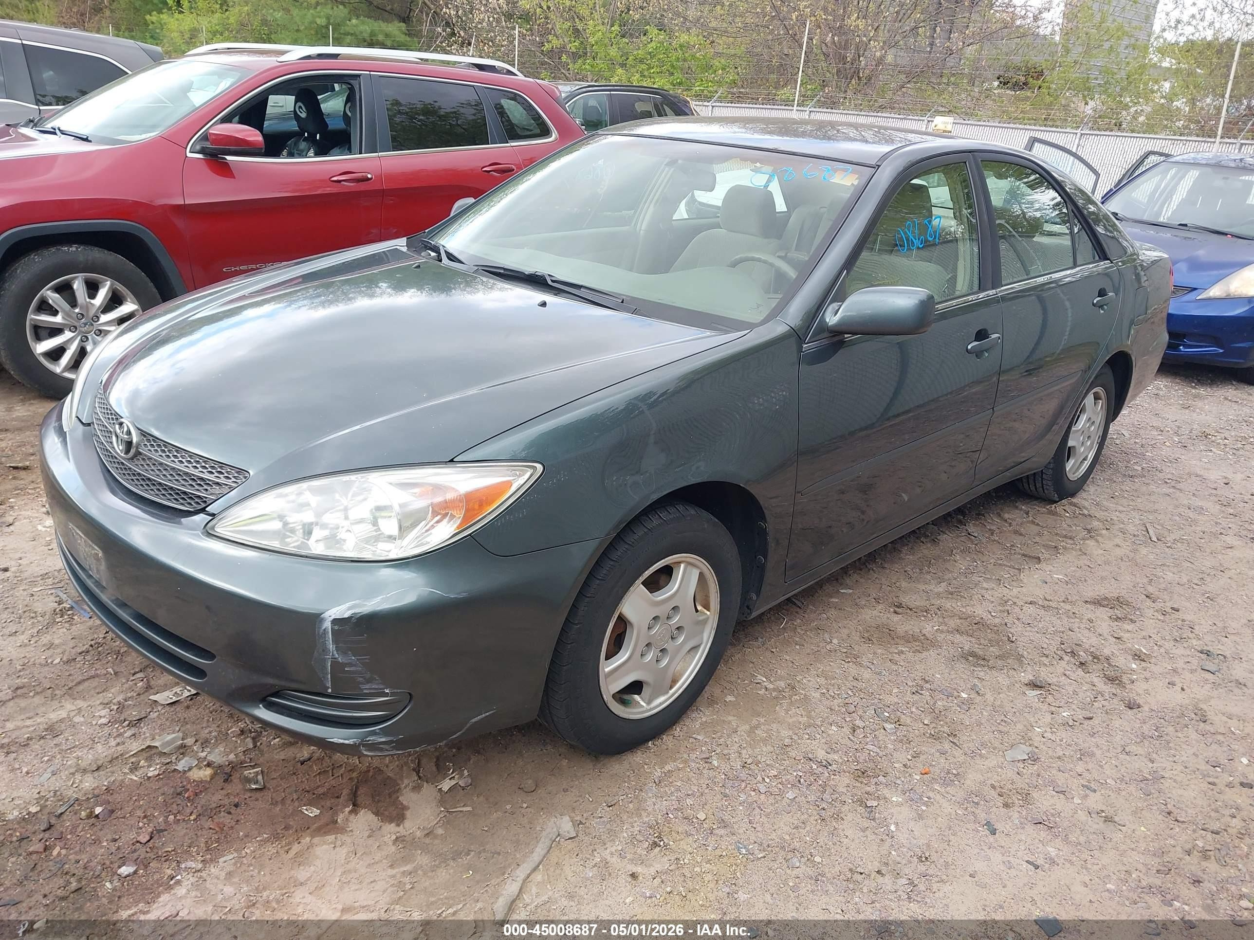 2003 Toyota Camry Le V6 Green vin: 4T1BF32KX3U543856