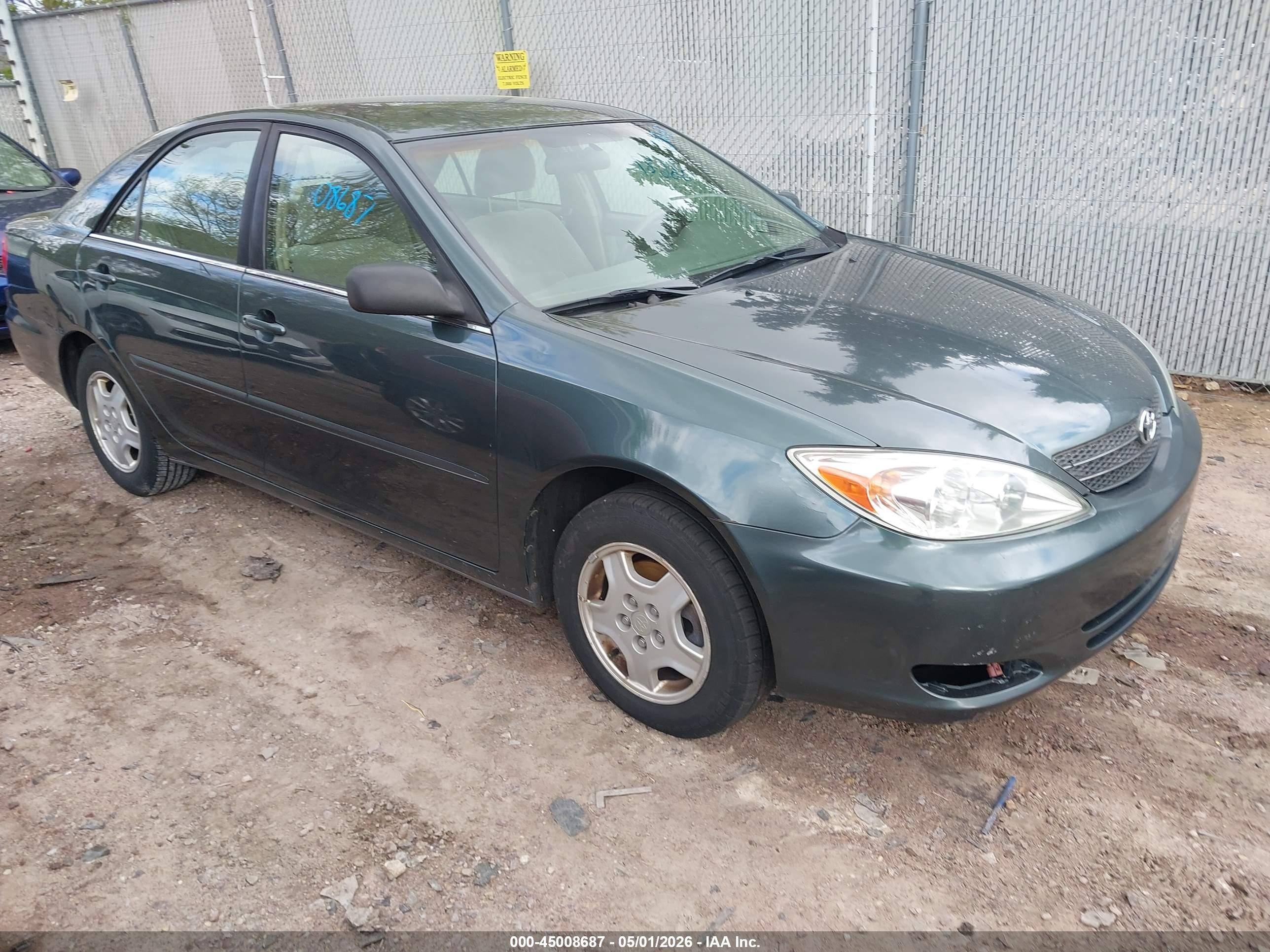 2003 Toyota Camry Le V6 Green vin: 4T1BF32KX3U543856