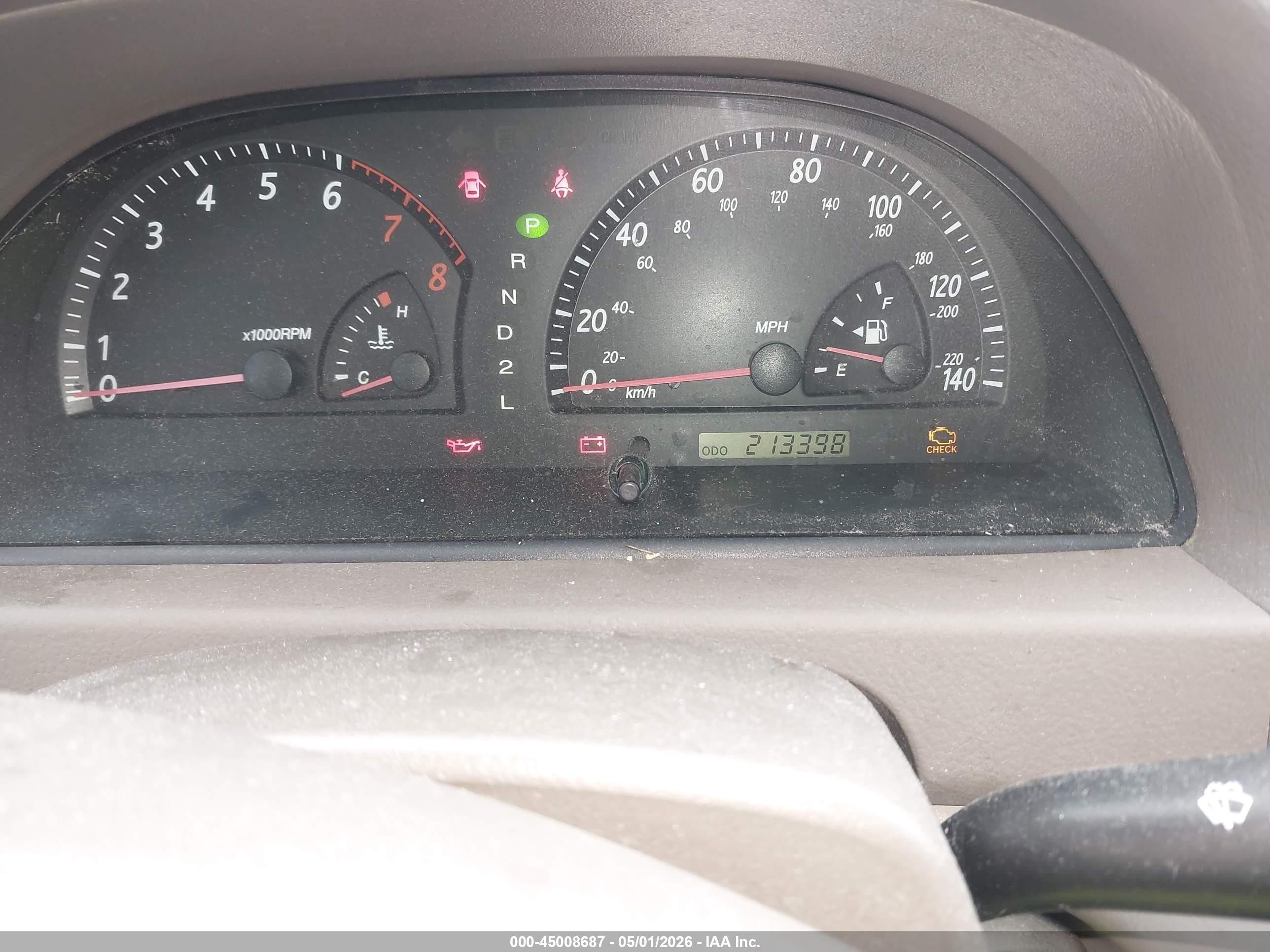 2003 Toyota Camry Le V6 Green vin: 4T1BF32KX3U543856
