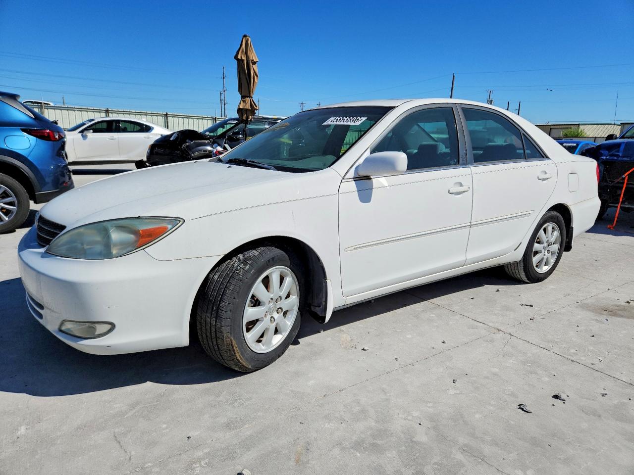 2004 Toyota Camry Xle V6 Белый vin: 4T1BF32KX4U070400