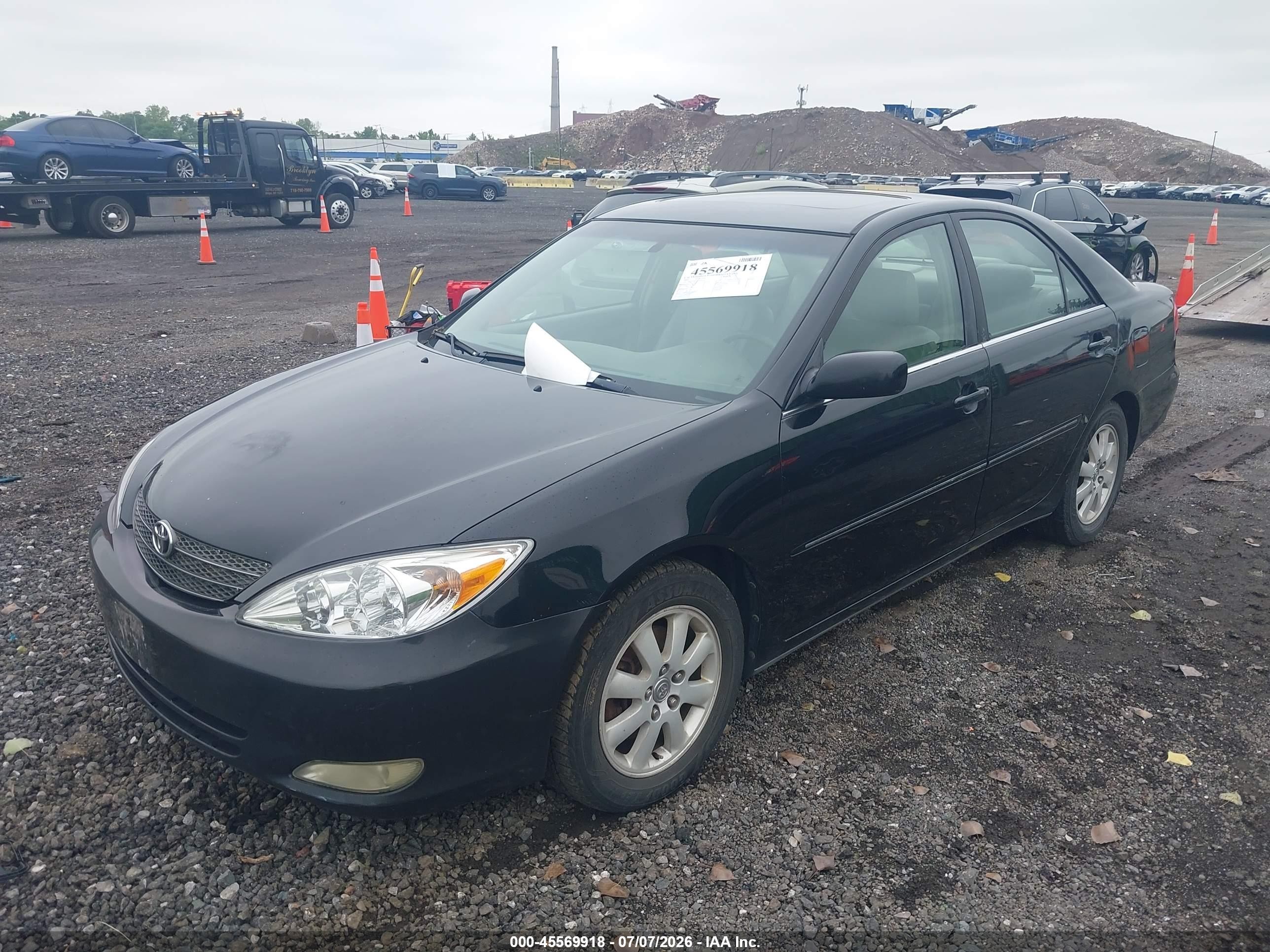 2004 Toyota Camry Xle V6 Black vin: 4T1BF32KX4U070753