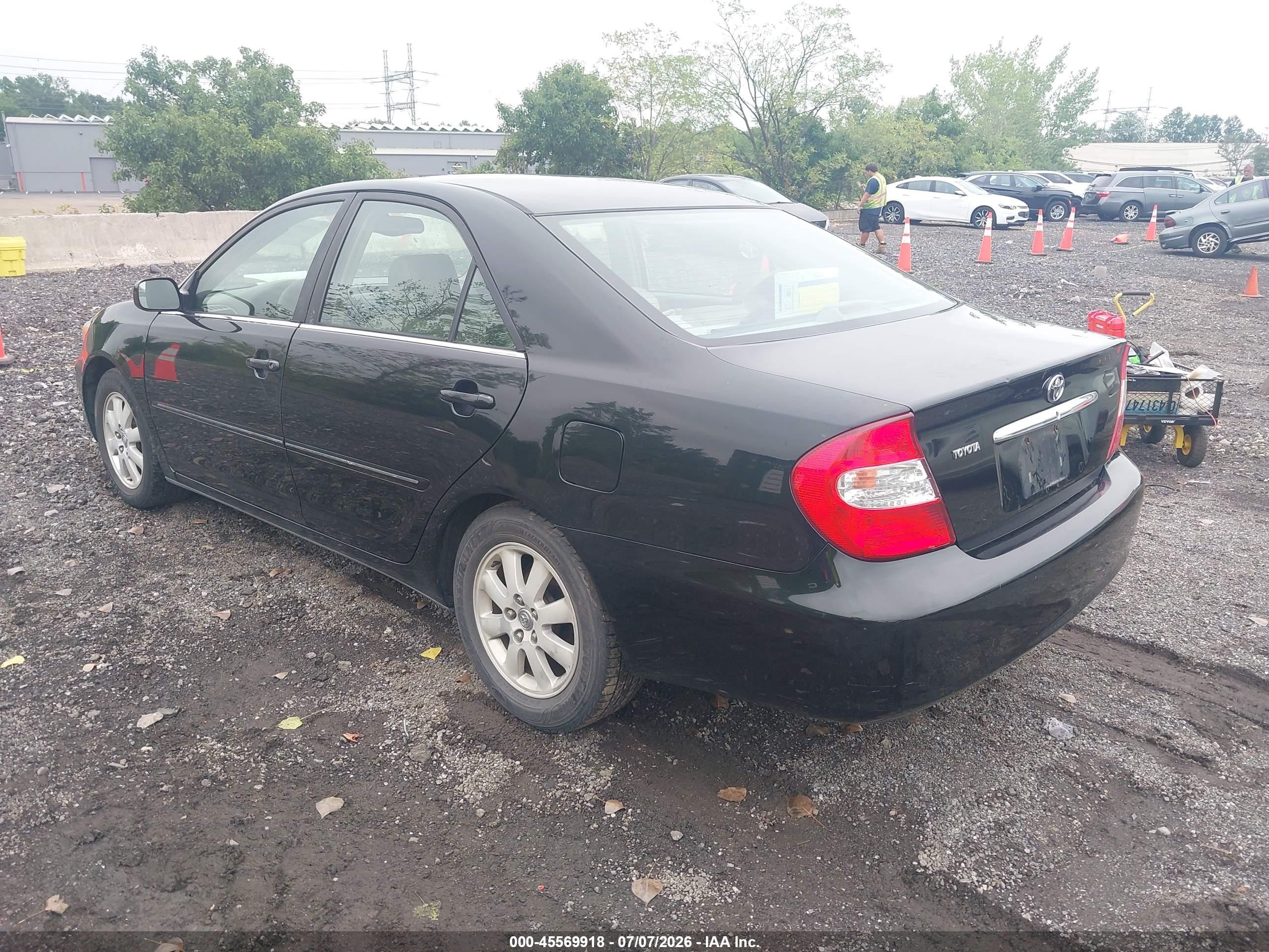 2004 Toyota Camry Xle V6 Black vin: 4T1BF32KX4U070753