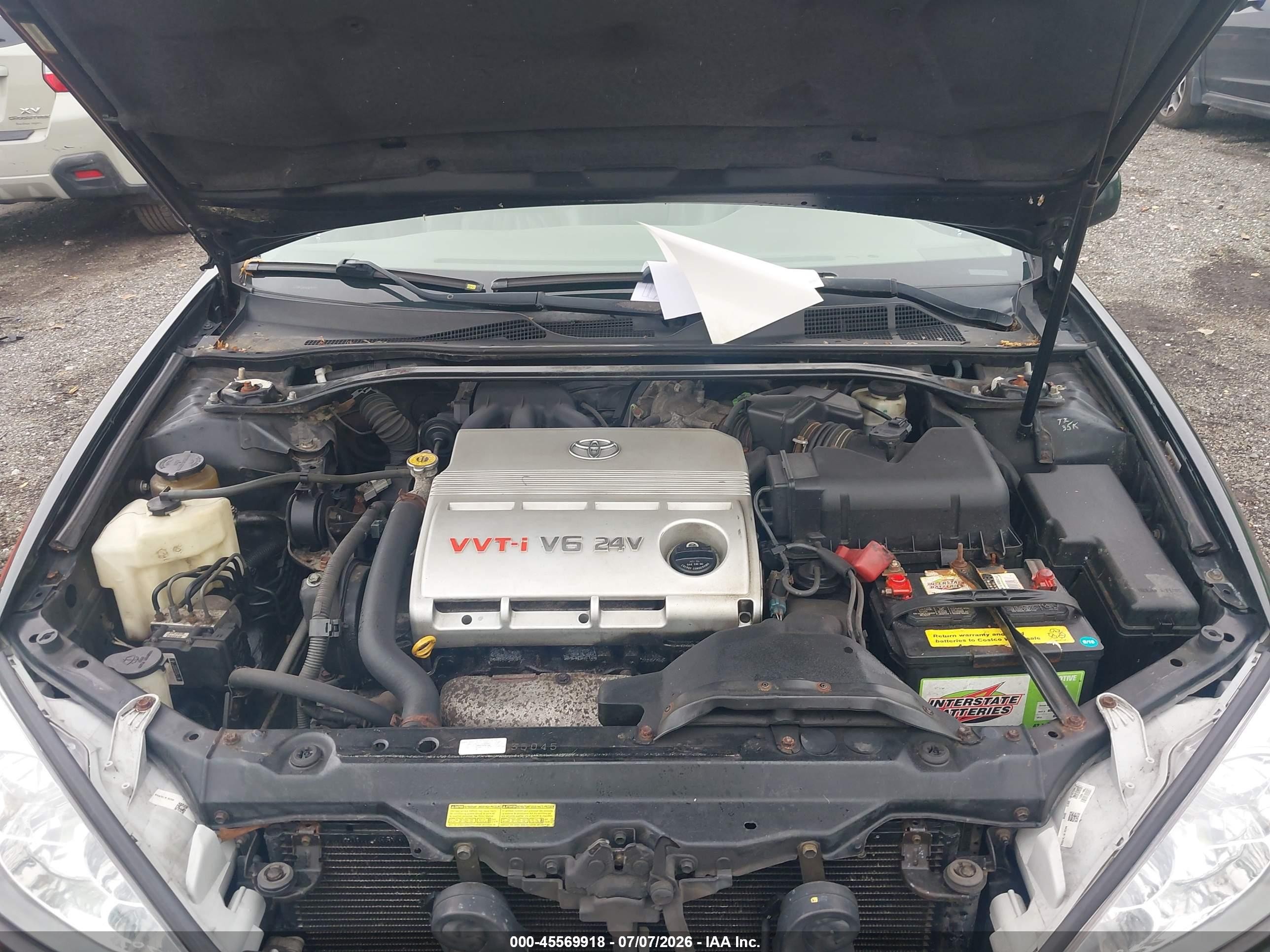 2004 Toyota Camry Xle V6 Black vin: 4T1BF32KX4U070753