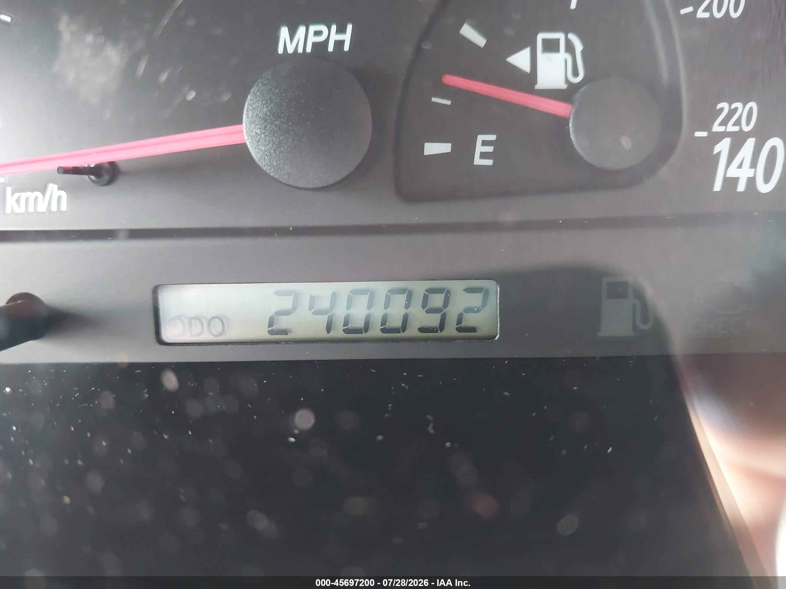 2004 Toyota Camry Le V6 Blue vin: 4T1BF32KX4U078366