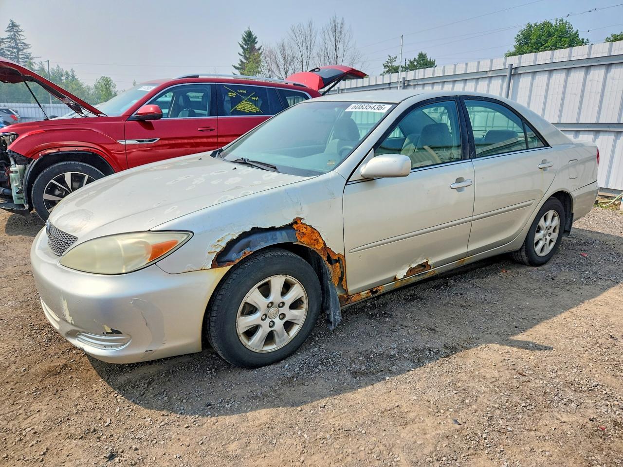 2004 Toyota Camry Le V6 Gray vin: 4T1BF32KX4U577118
