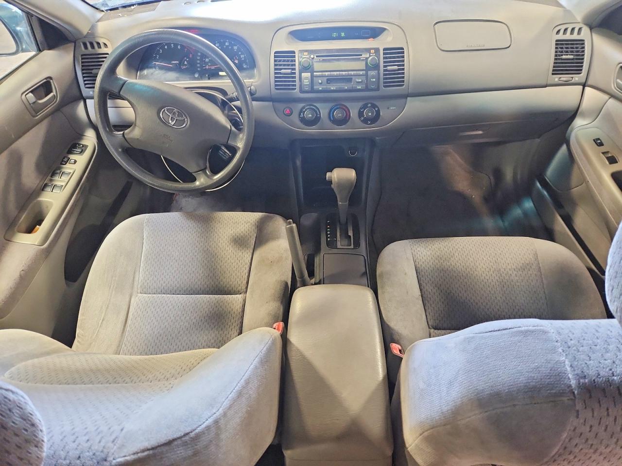 2004 Toyota Camry Le V6 Blue vin: 4T1BF32KX4U587907