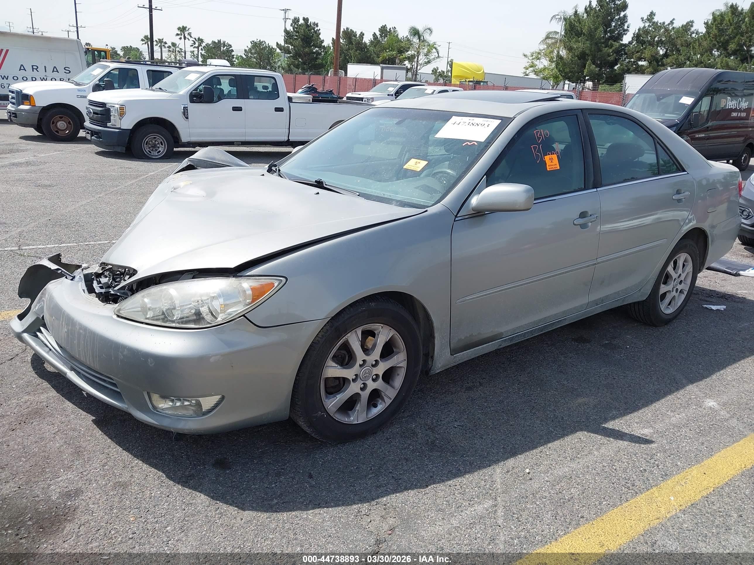 2005 Toyota Camry Xle V6 Green vin: 4T1BF32KX5U608983