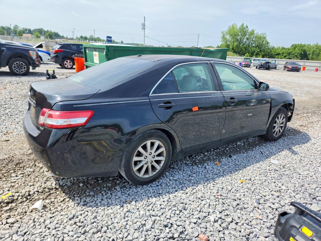 2010 Toyota Camry Xle Black vin: 4T1BF3EK0AU110636