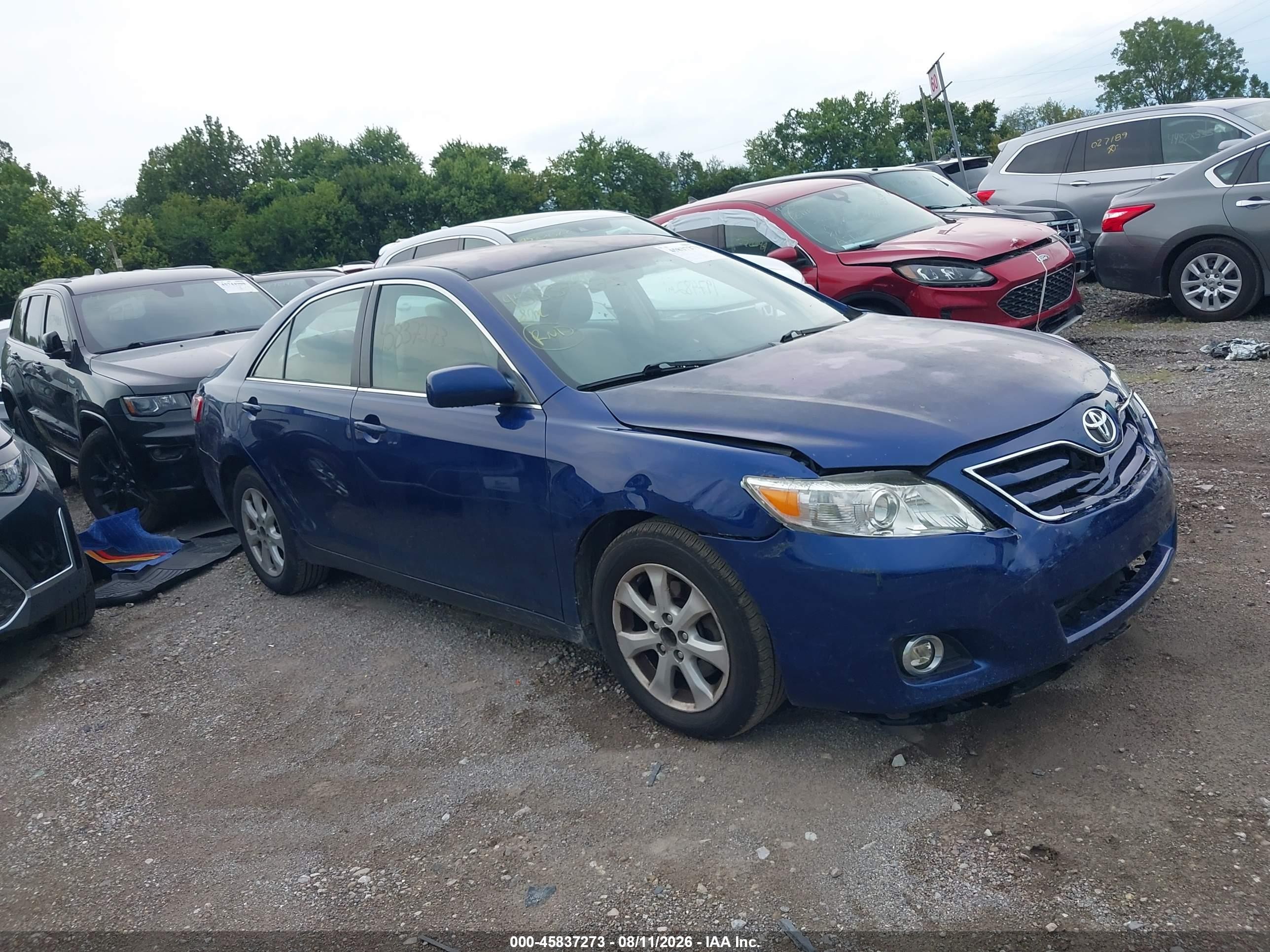 2010 Toyota Camry Le Dark Blue vin: 4T1BF3EK0AU507666
