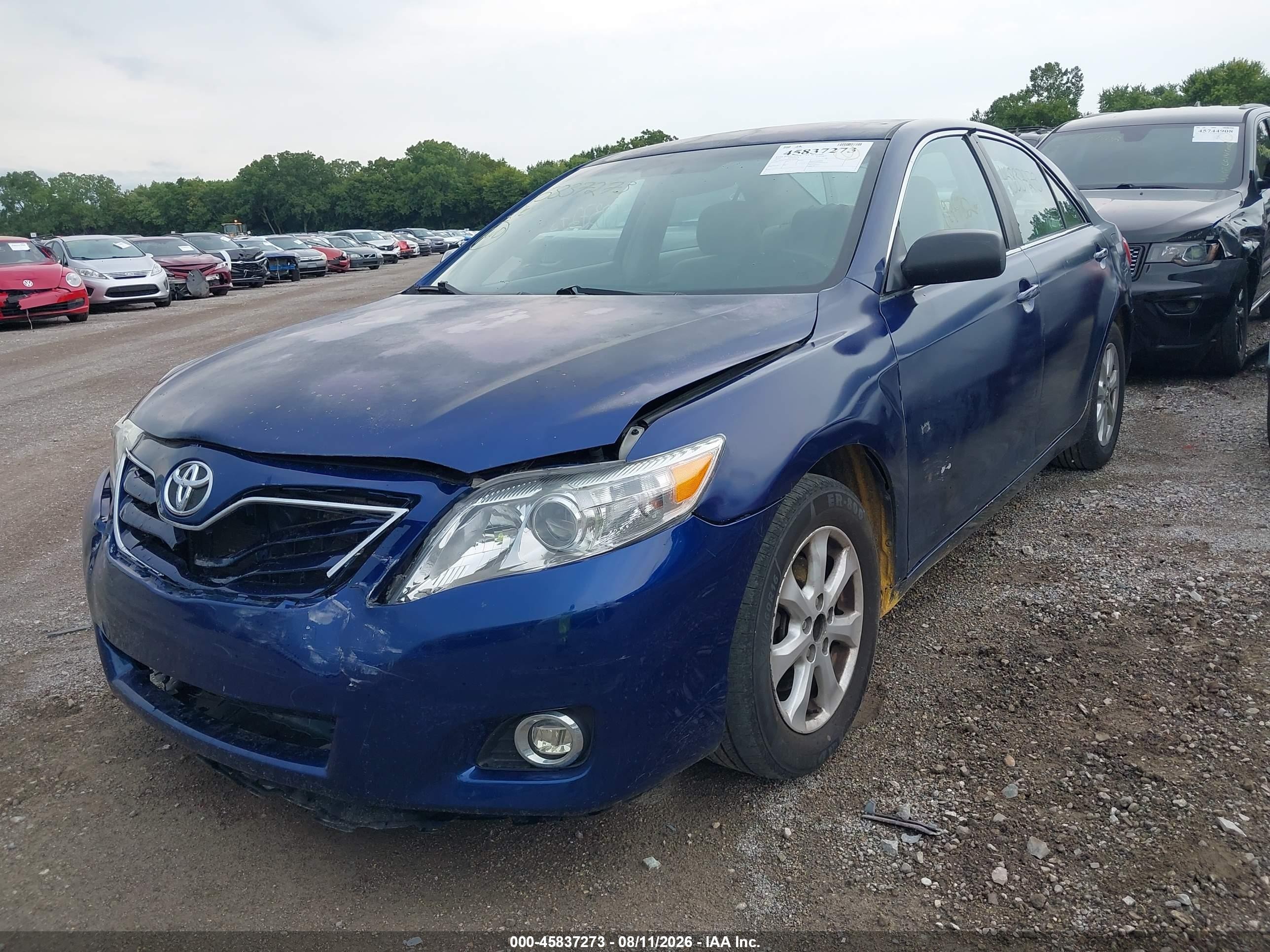 2010 Toyota Camry Le Dark Blue vin: 4T1BF3EK0AU507666