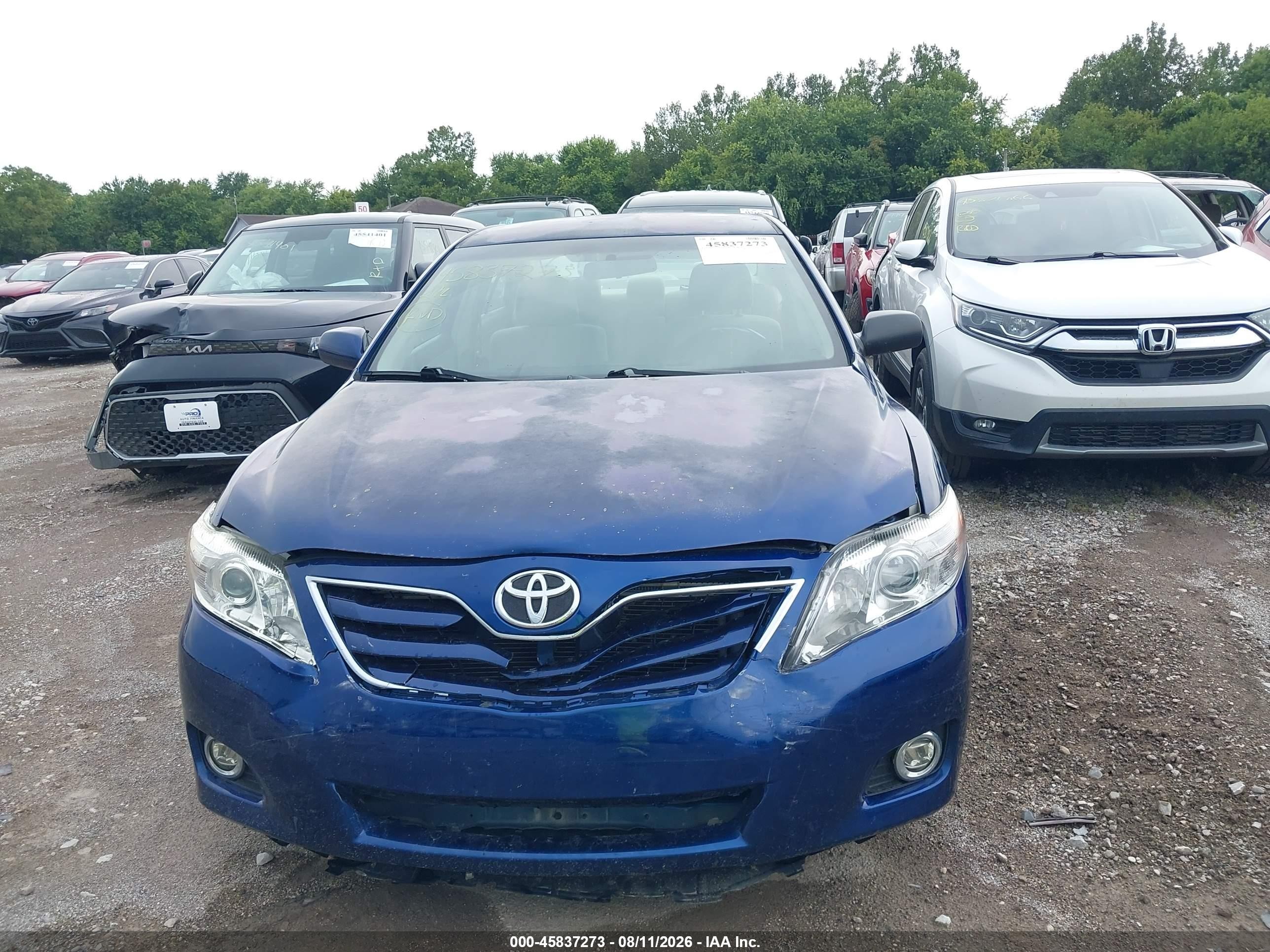 2010 Toyota Camry Le Dark Blue vin: 4T1BF3EK0AU507666
