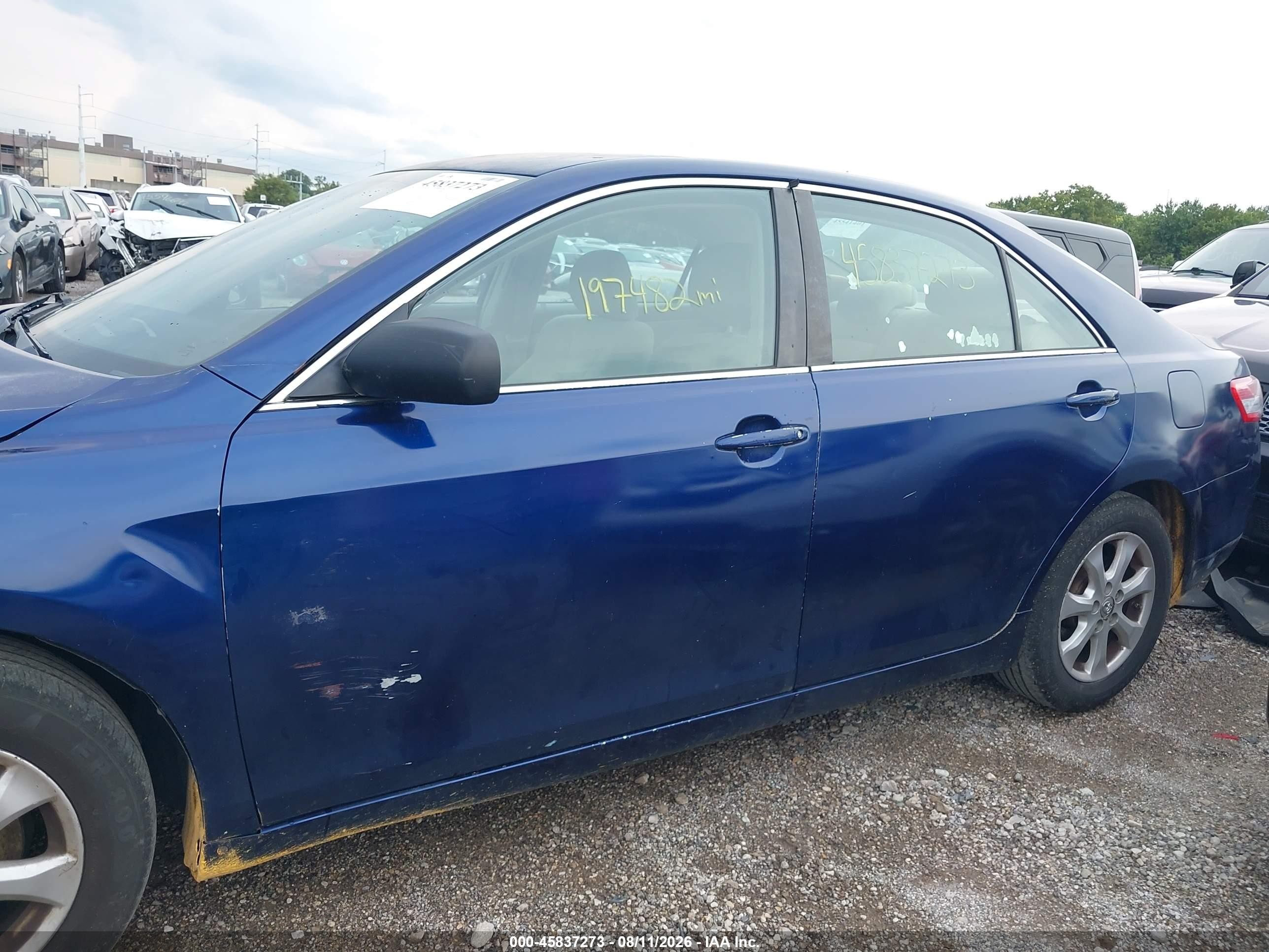 2010 Toyota Camry Le Dark Blue vin: 4T1BF3EK0AU507666