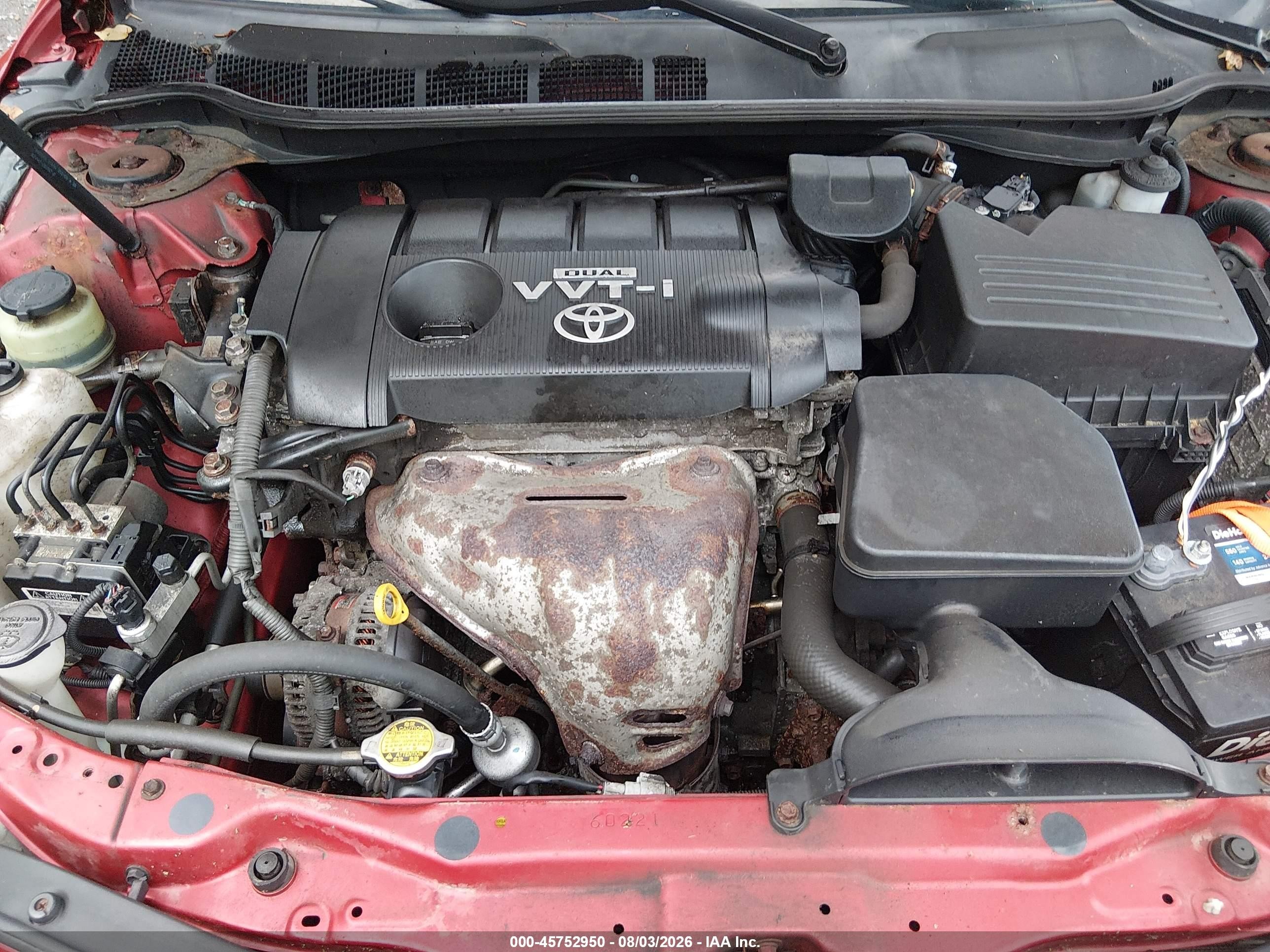 2010 Toyota Camry Le Red vin: 4T1BF3EK0AU529960