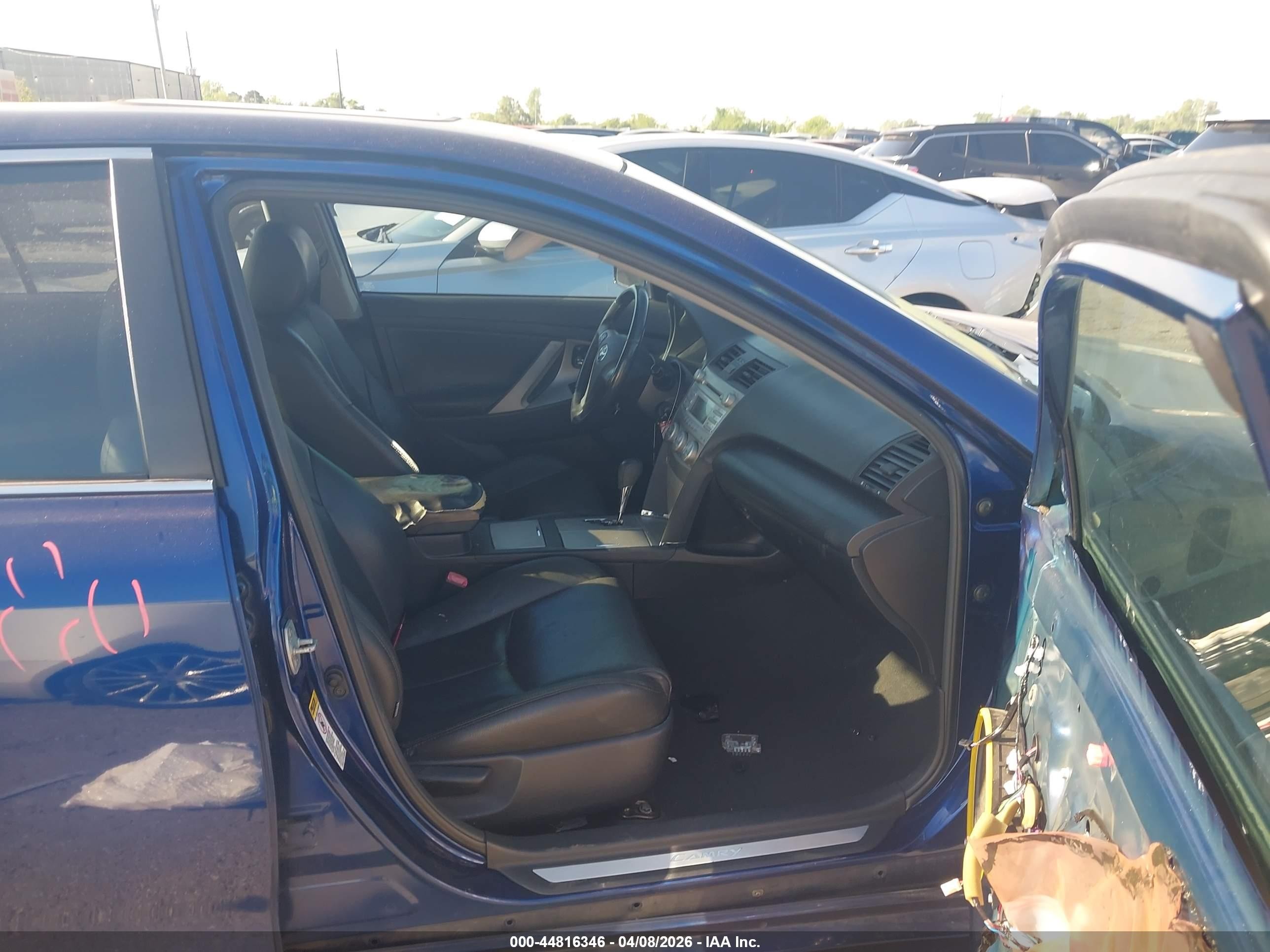2010 Toyota Camry Se Blue vin: 4T1BF3EK0AU556124