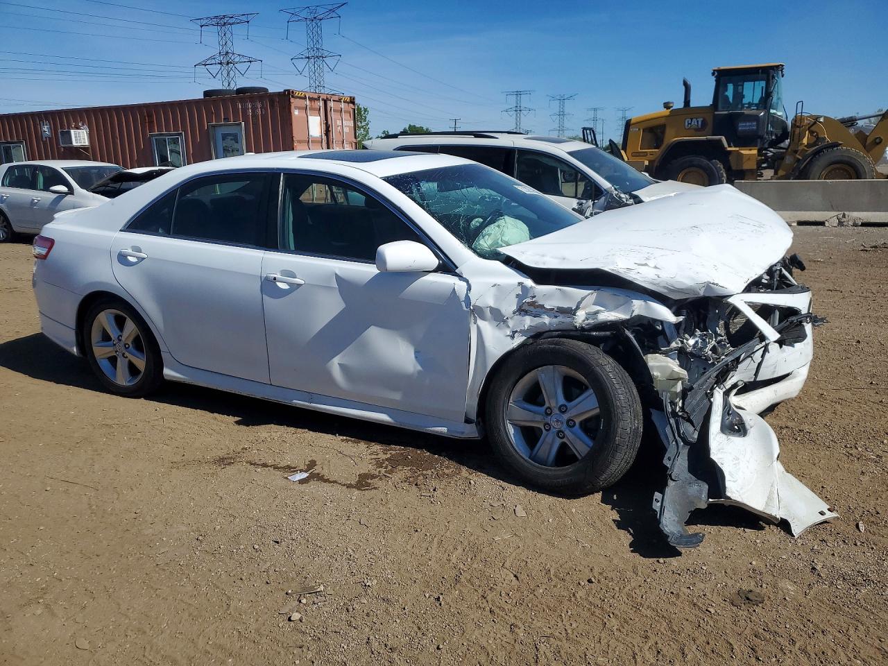 2010 Toyota Camry Se White vin: 4T1BF3EK0AU558049