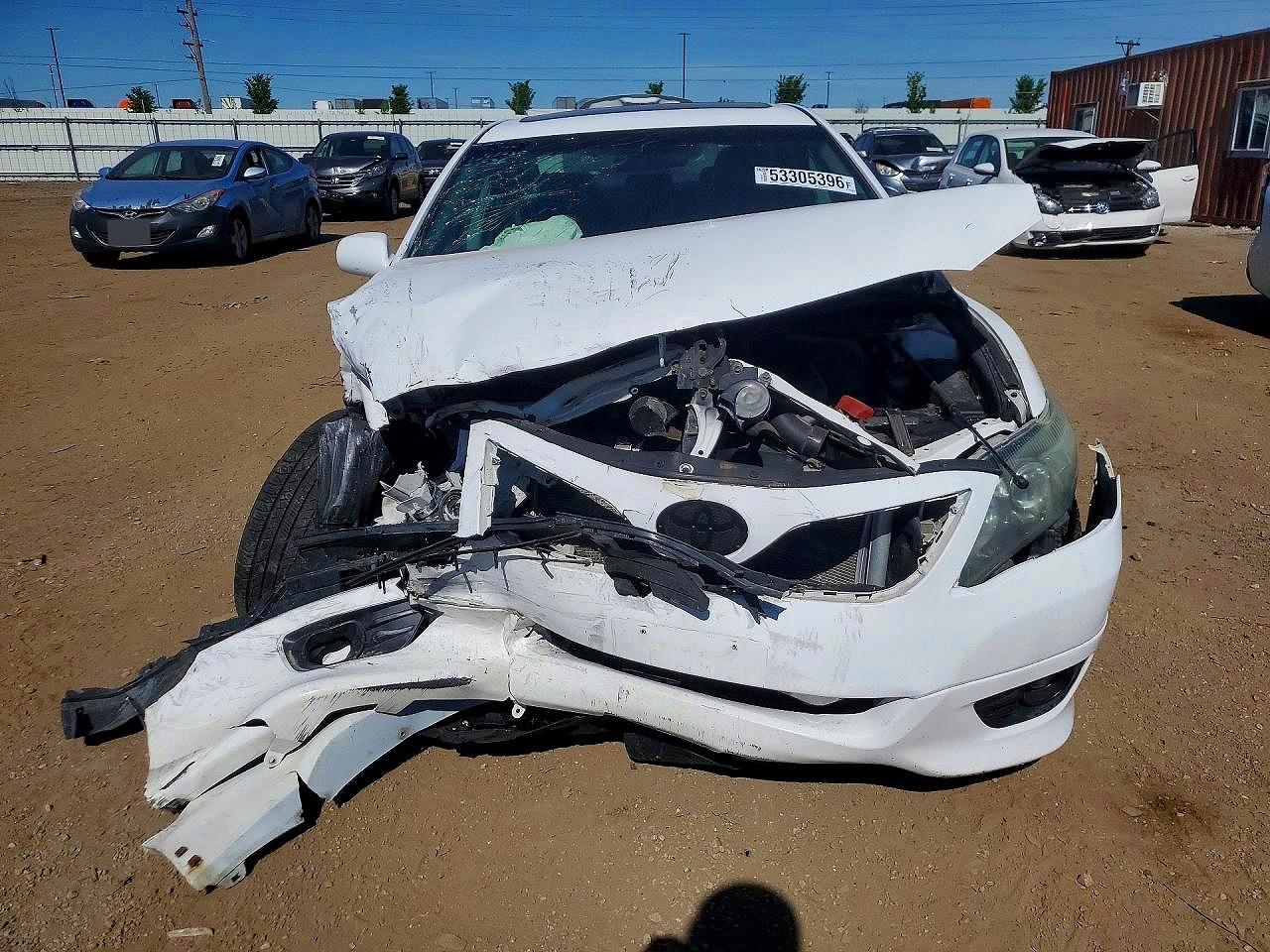 2010 Toyota Camry Se White vin: 4T1BF3EK0AU558049