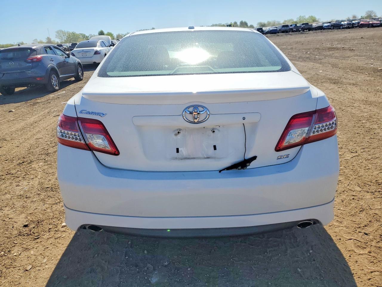 2010 Toyota Camry Se White vin: 4T1BF3EK0AU558049