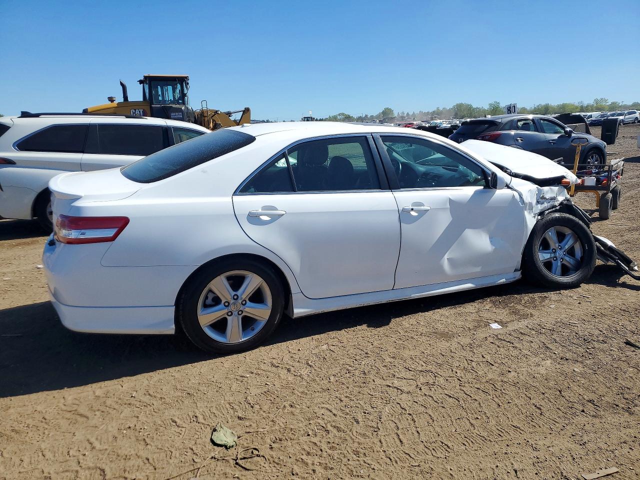 2010 Toyota Camry Se White vin: 4T1BF3EK0AU558049