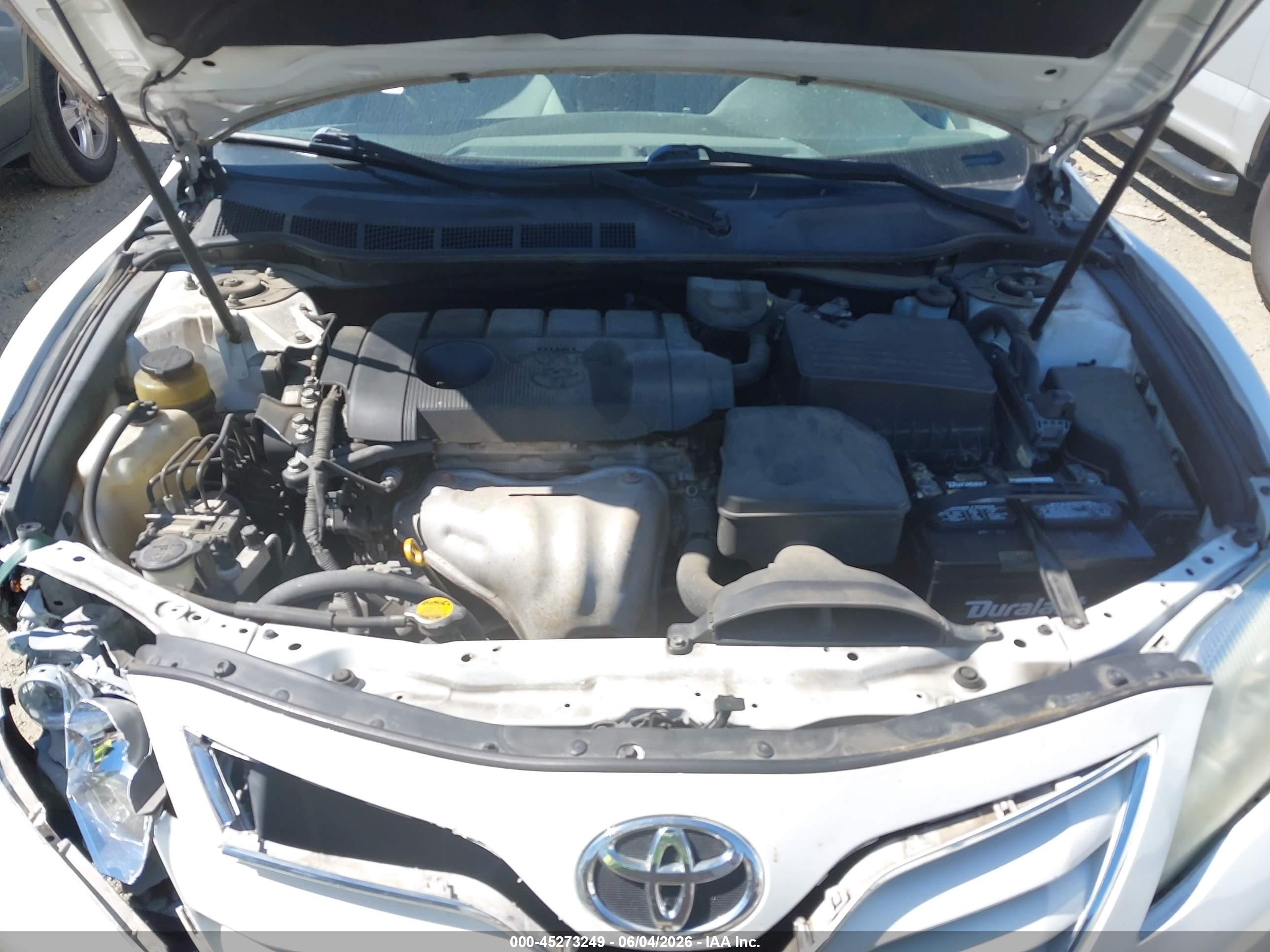 2010 Toyota Camry Le Белый vin: 4T1BF3EK0AU570167