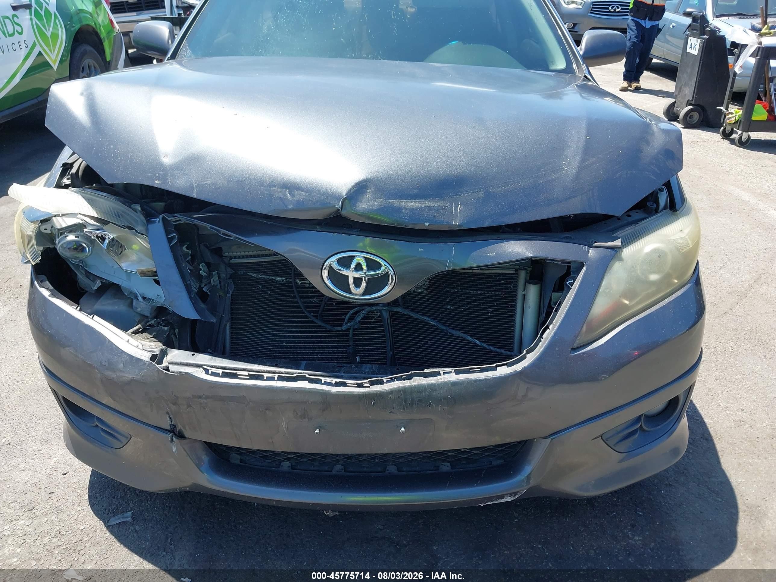 2011 Toyota Camry Se Серый vin: 4T1BF3EK0BU120472