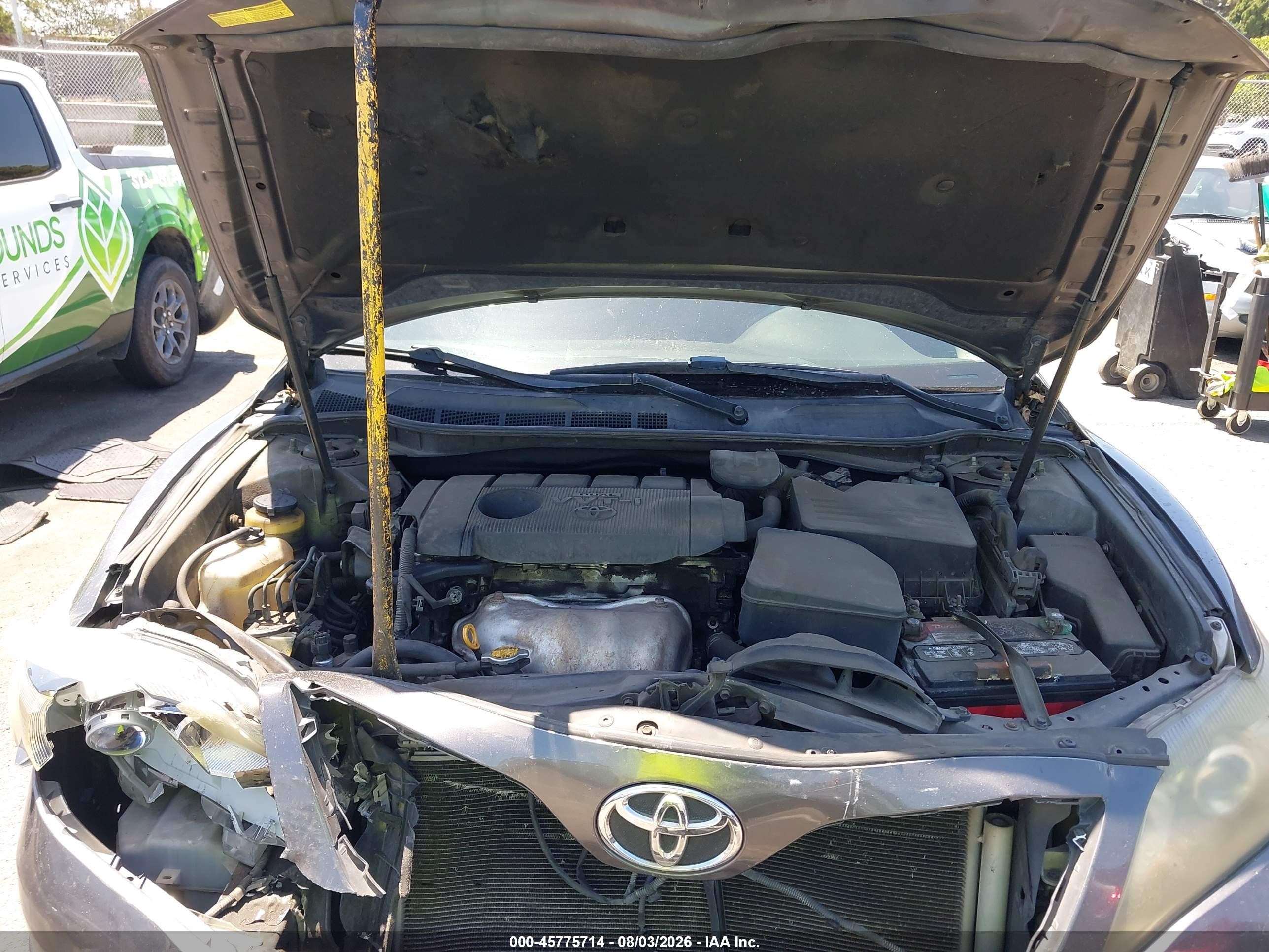 2011 Toyota Camry Se Серый vin: 4T1BF3EK0BU120472