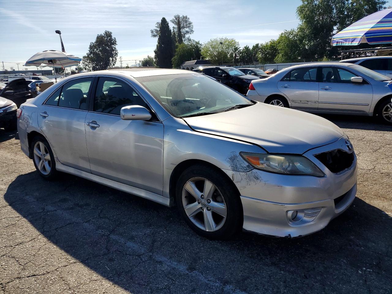 2011 Toyota Camry Se Silver vin: 4T1BF3EK0BU128975