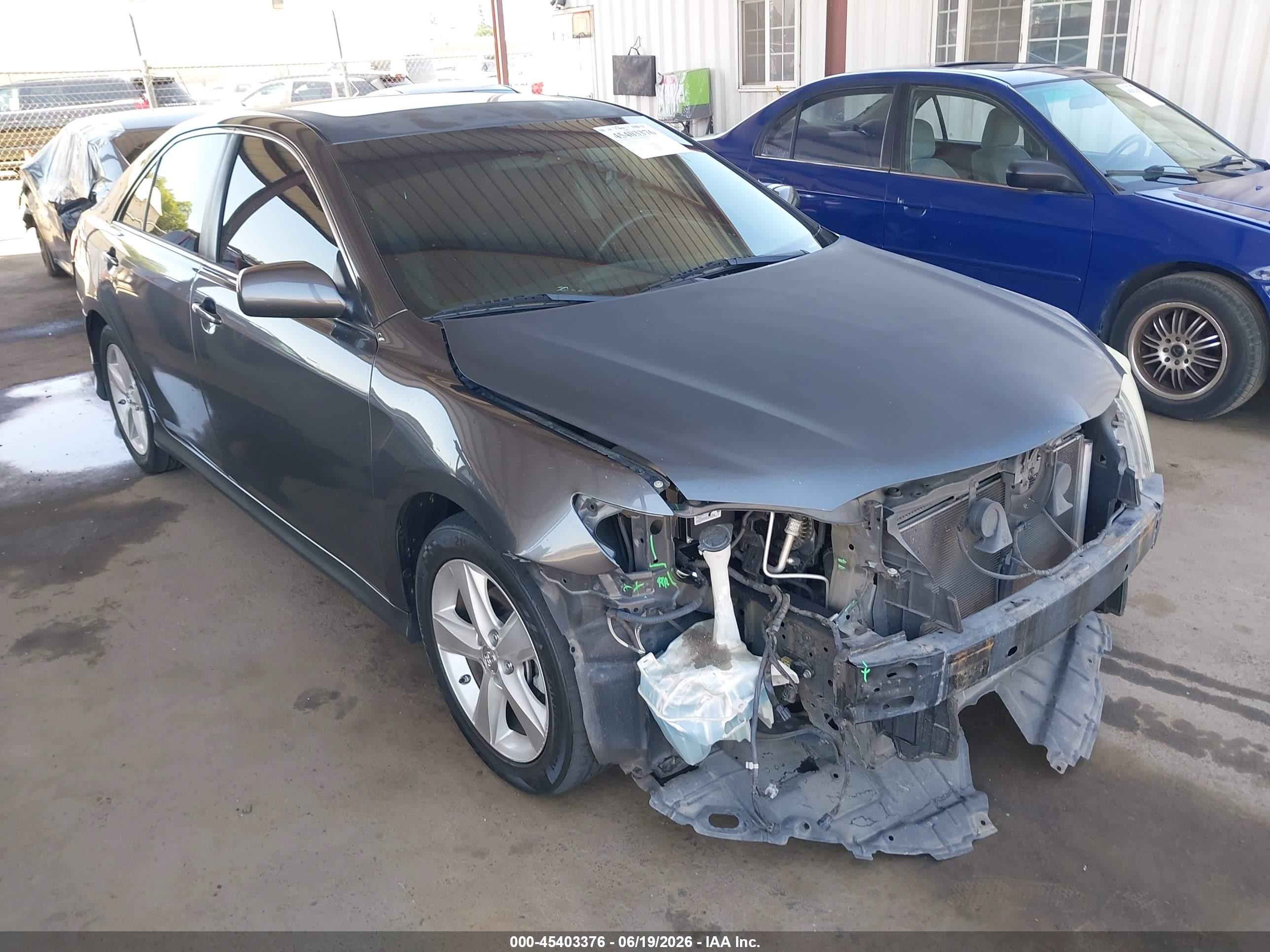 2011 Toyota Camry Se Gray vin: 4T1BF3EK0BU136624