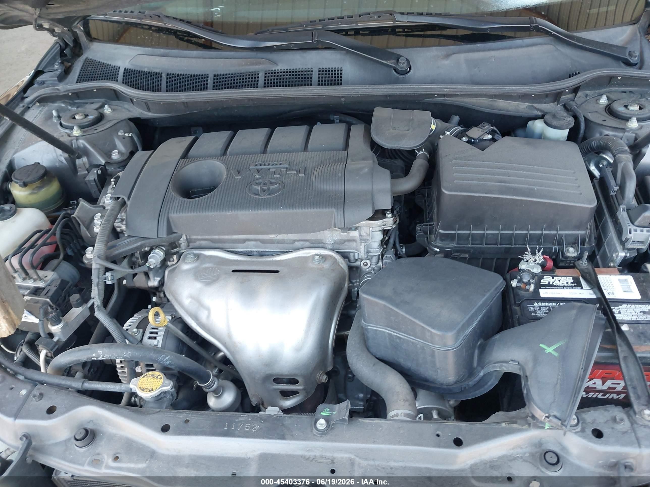 2011 Toyota Camry Se Серый vin: 4T1BF3EK0BU136624