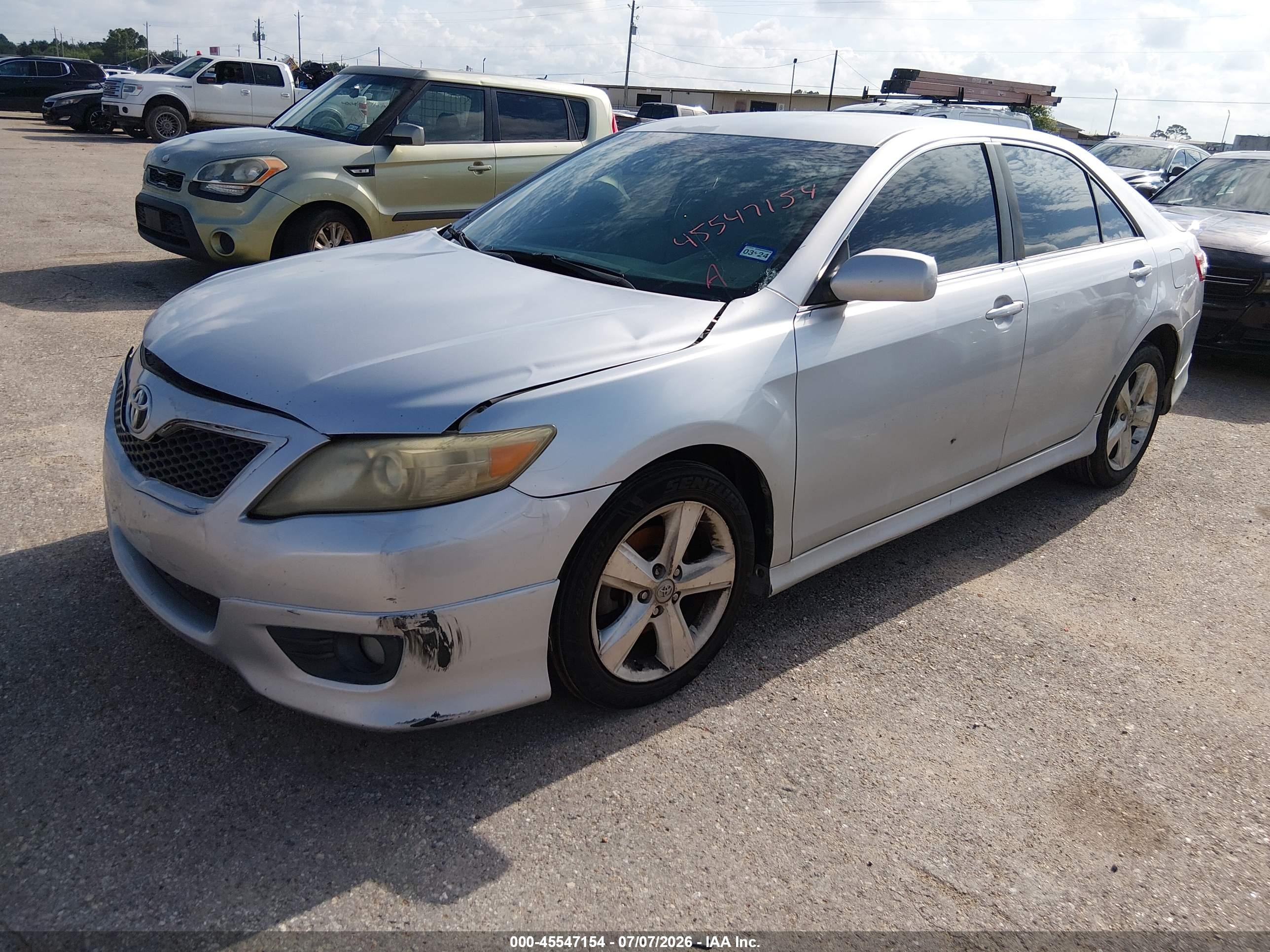 2011 Toyota Camry Se Silver vin: 4T1BF3EK0BU143542