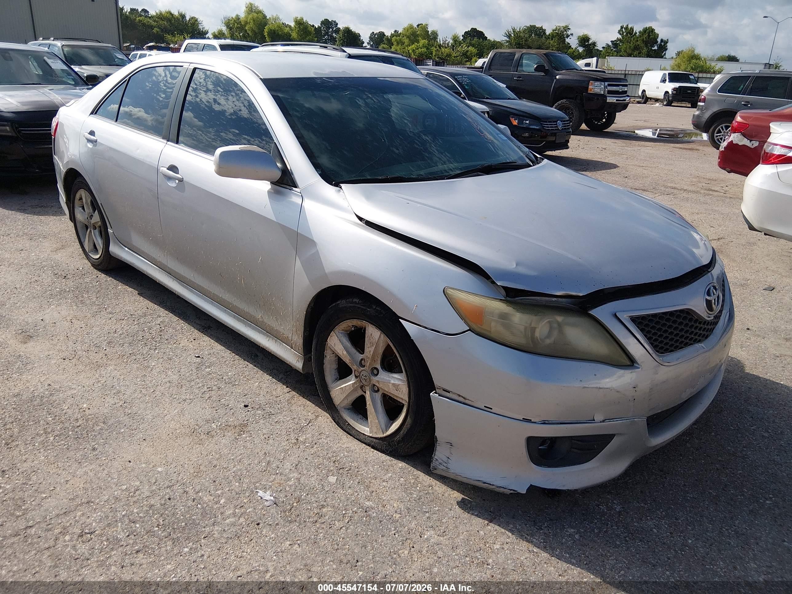 2011 Toyota Camry Se Silver vin: 4T1BF3EK0BU143542