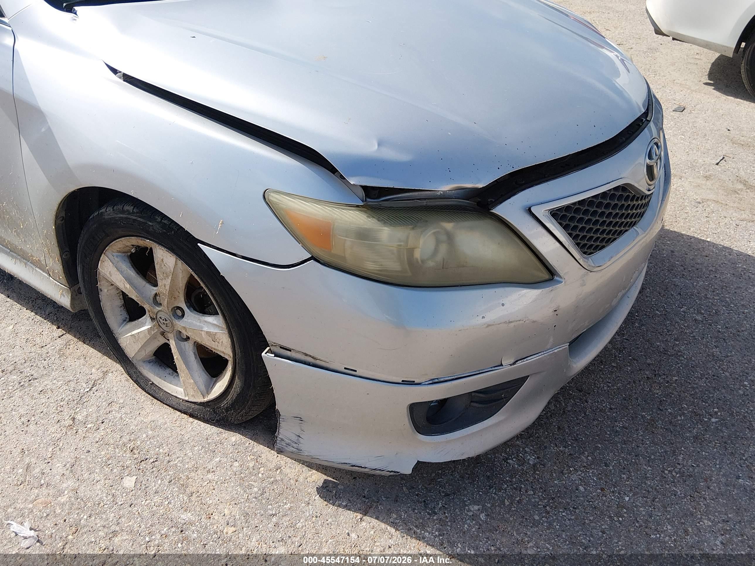 2011 Toyota Camry Se Silver vin: 4T1BF3EK0BU143542