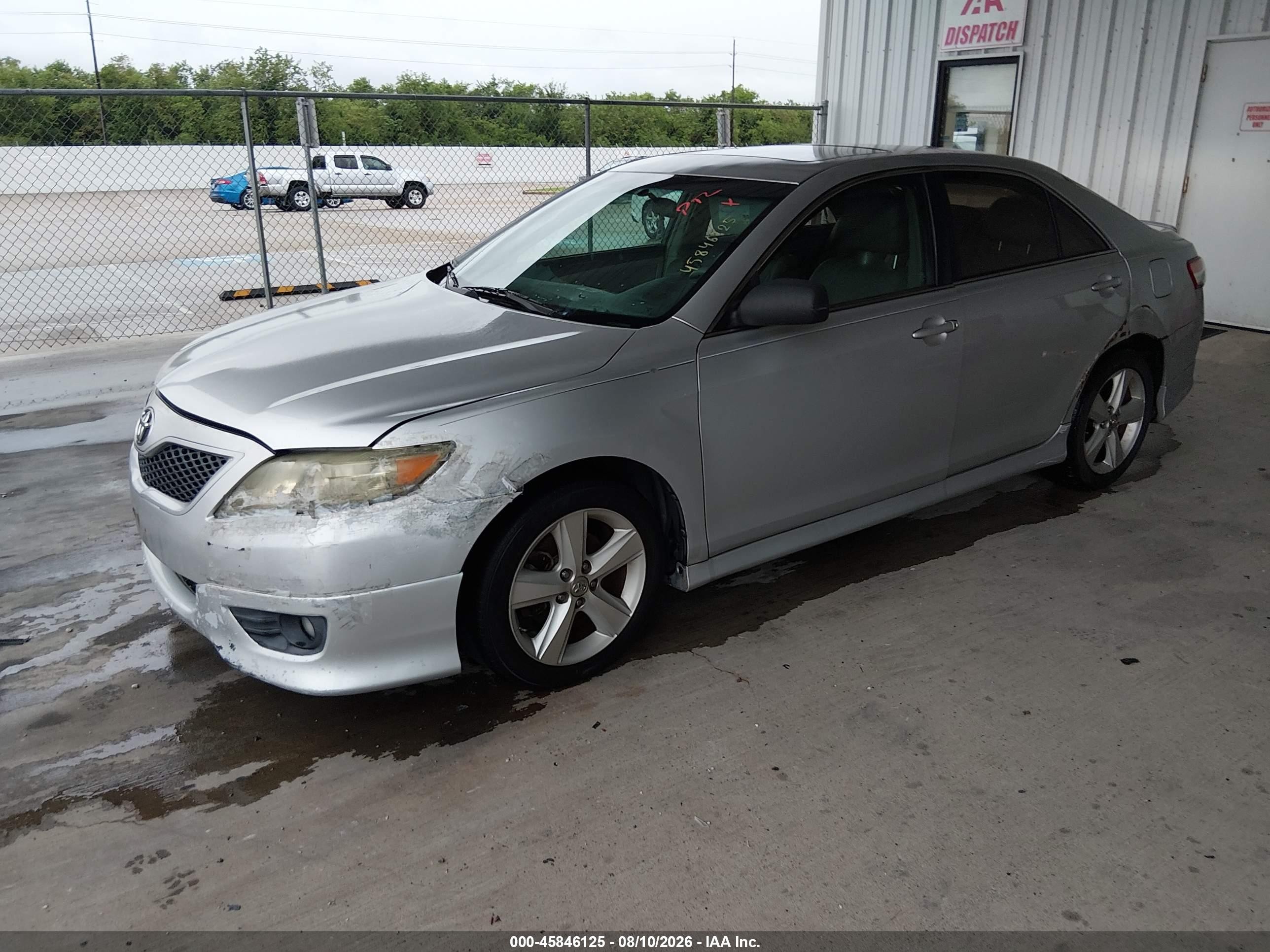 2011 Toyota Camry Se Silver vin: 4T1BF3EK0BU143878