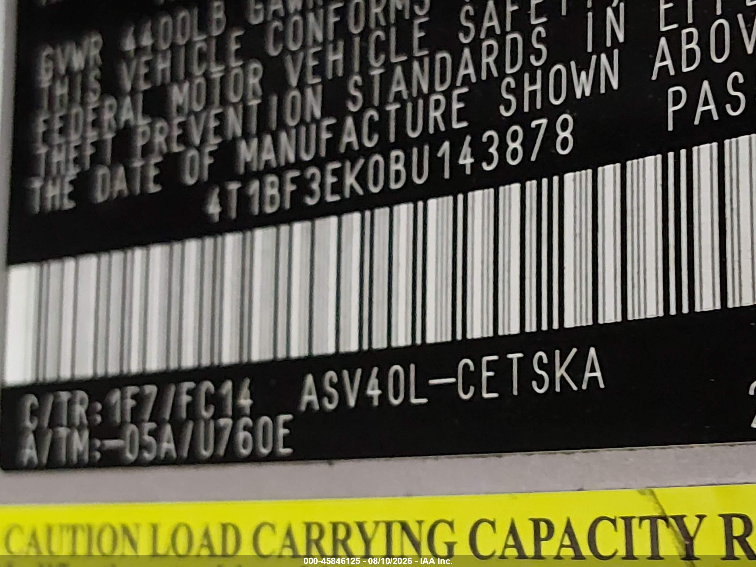 2011 Toyota Camry Se Silver vin: 4T1BF3EK0BU143878