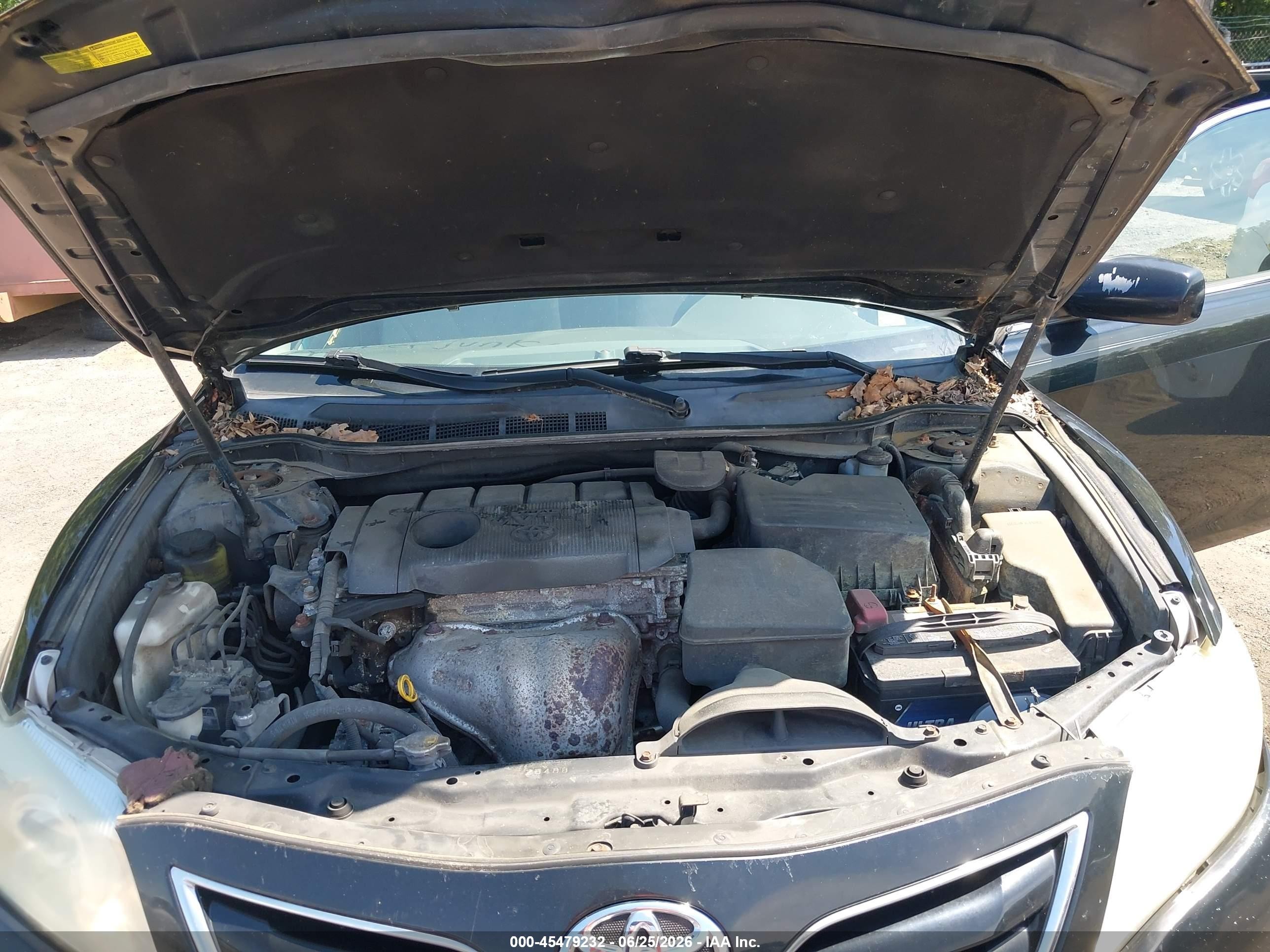2011 Toyota Camry Le Черный vin: 4T1BF3EK0BU174418