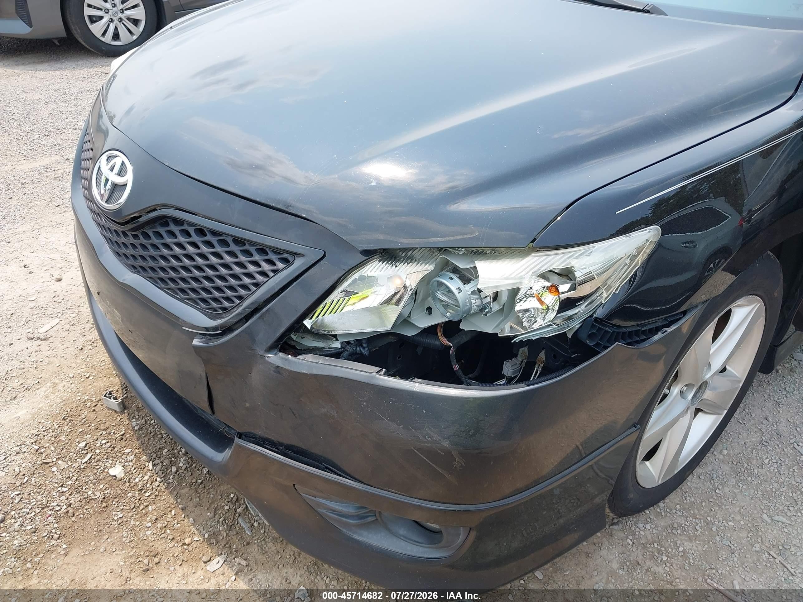 2011 Toyota Camry Se Black vin: 4T1BF3EK0BU184379