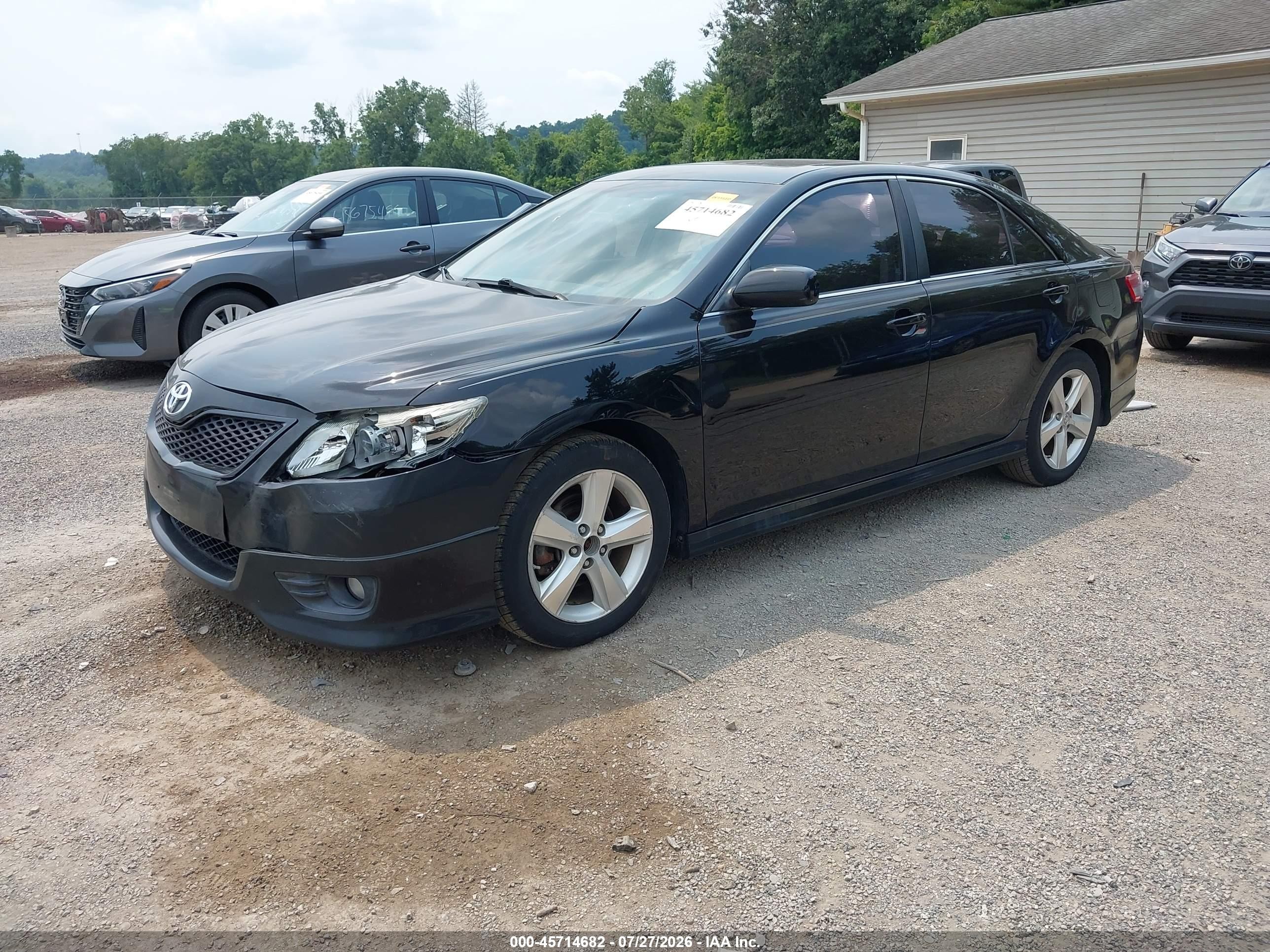 2011 Toyota Camry Se Black vin: 4T1BF3EK0BU184379