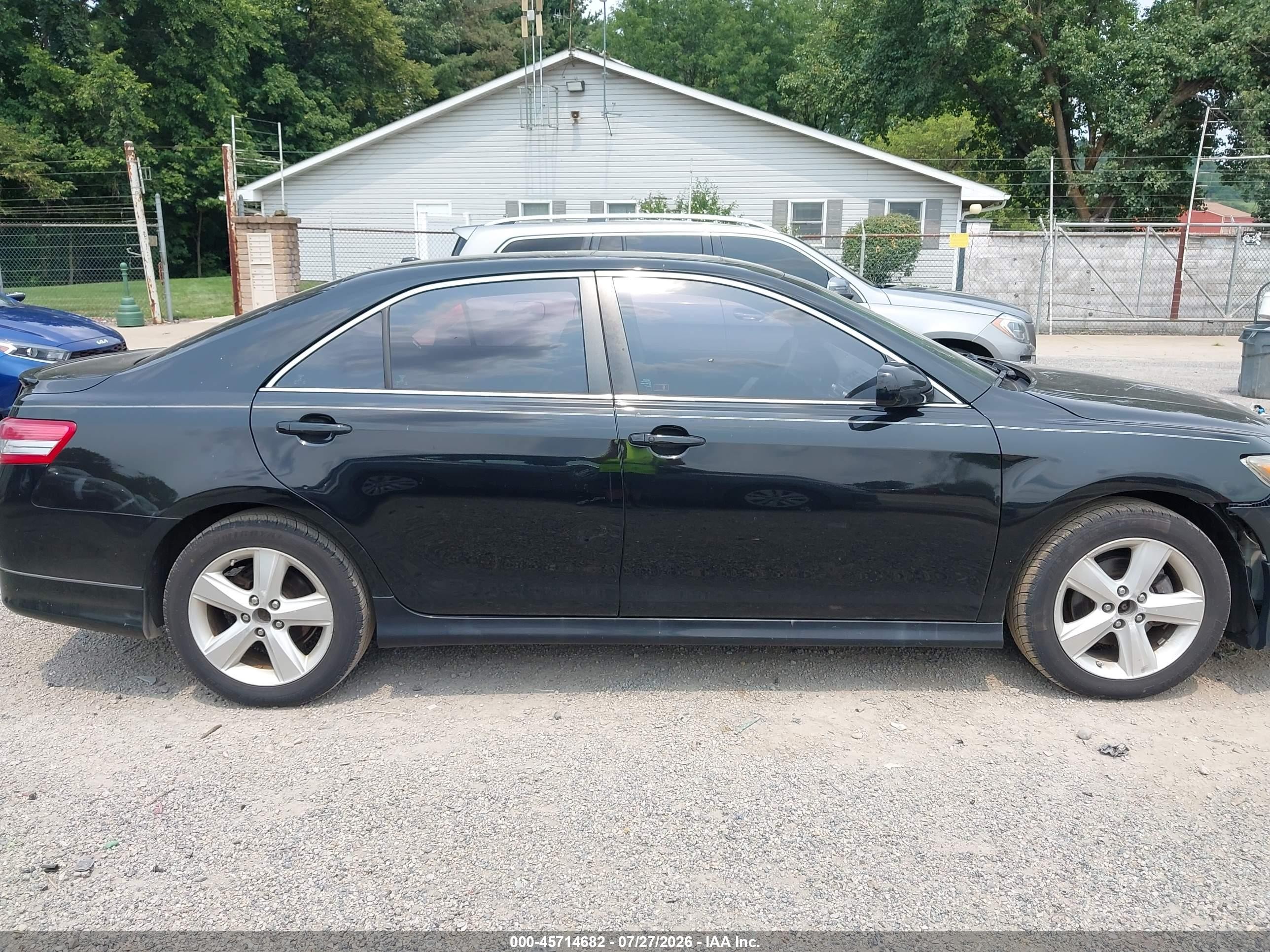 2011 Toyota Camry Se Black vin: 4T1BF3EK0BU184379