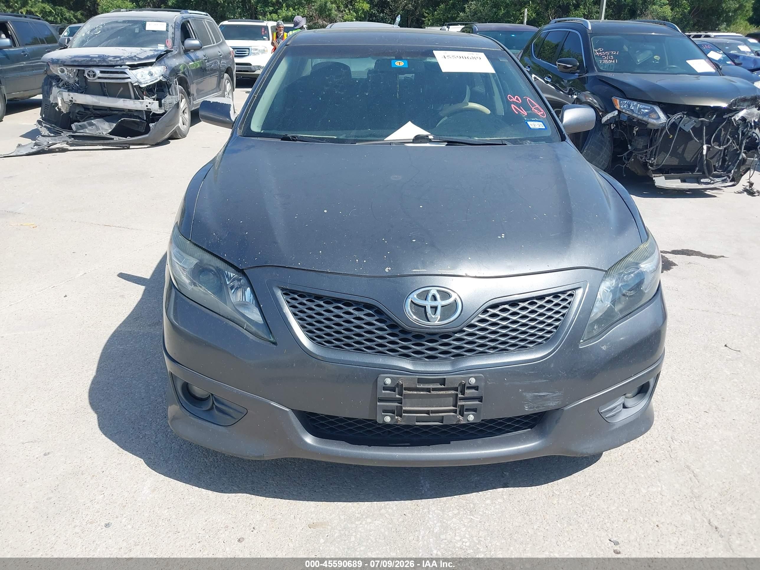 2011 Toyota Camry Se Gray vin: 4T1BF3EK0BU201892