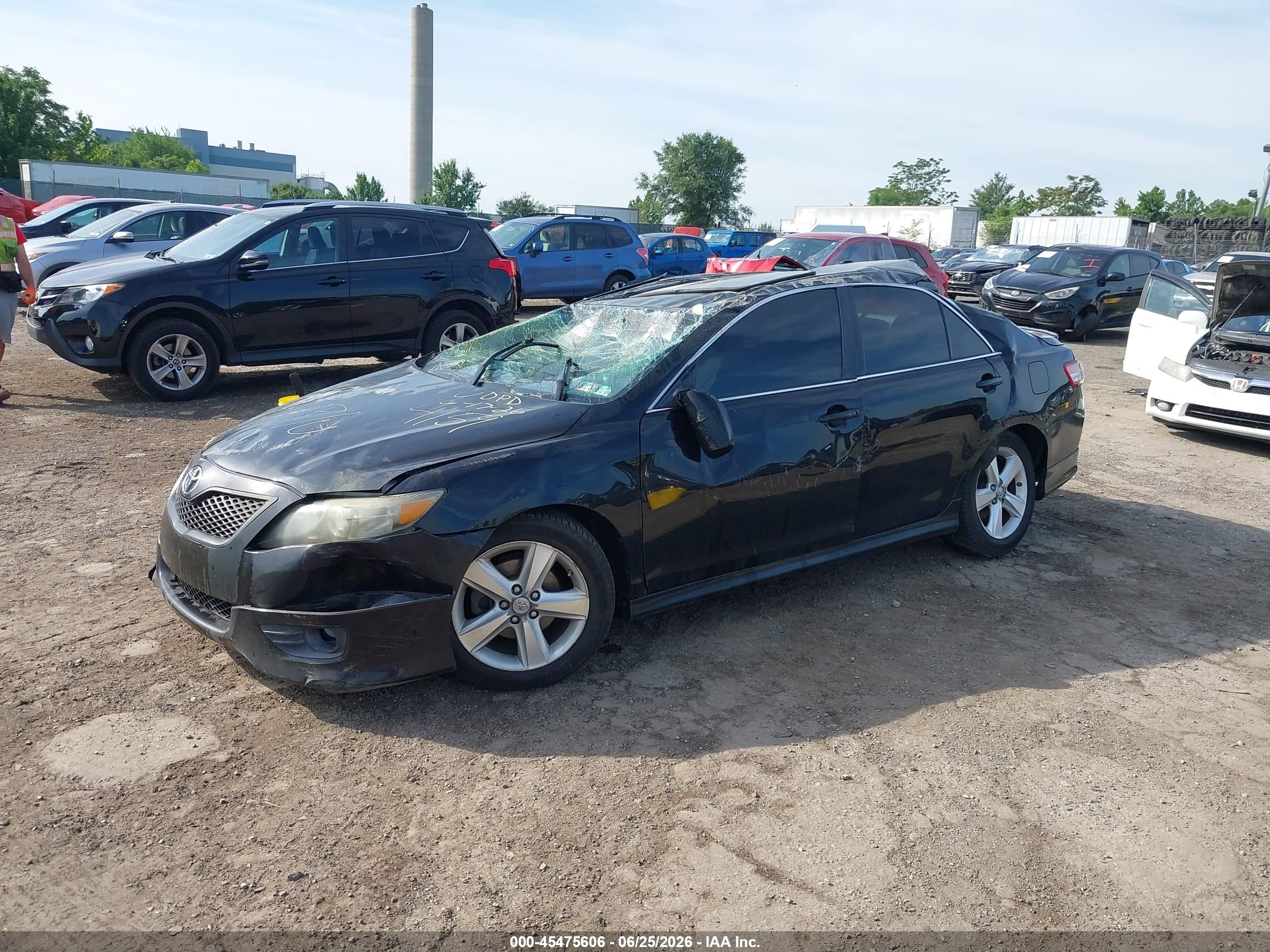 2011 Toyota Camry Se Black vin: 4T1BF3EK0BU204159