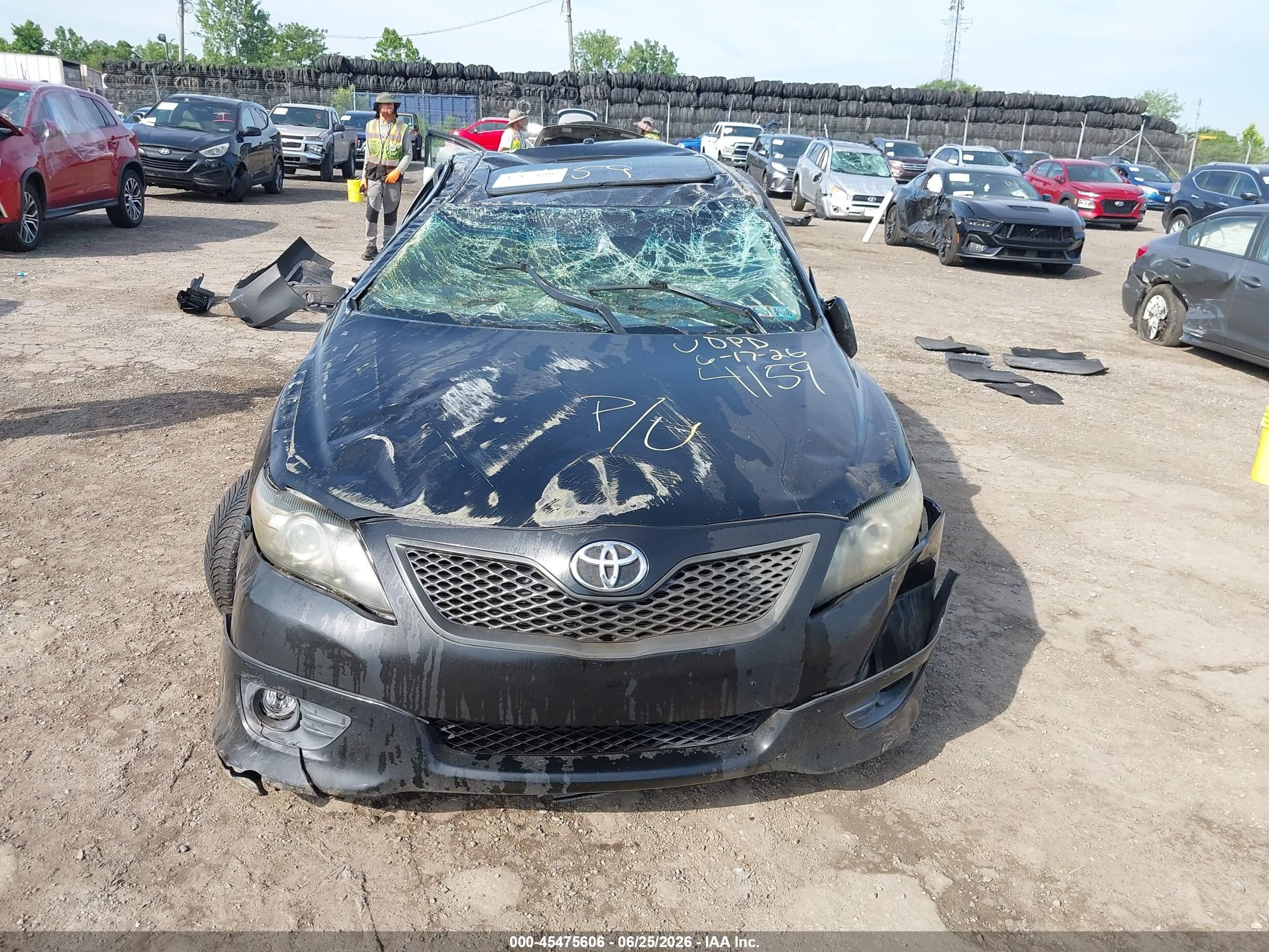 2011 Toyota Camry Se Black vin: 4T1BF3EK0BU204159