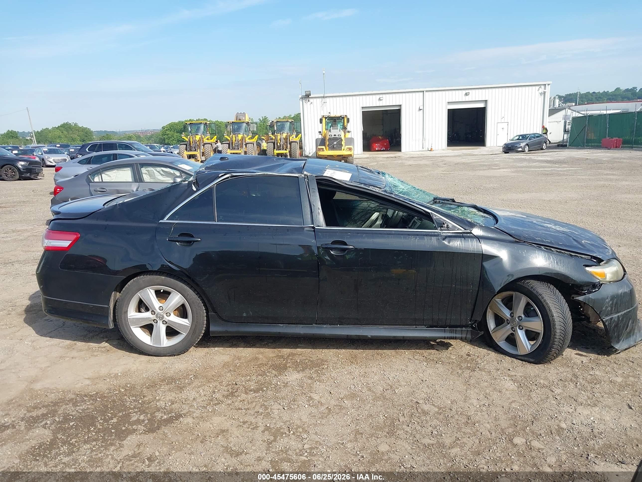 2011 Toyota Camry Se Black vin: 4T1BF3EK0BU204159