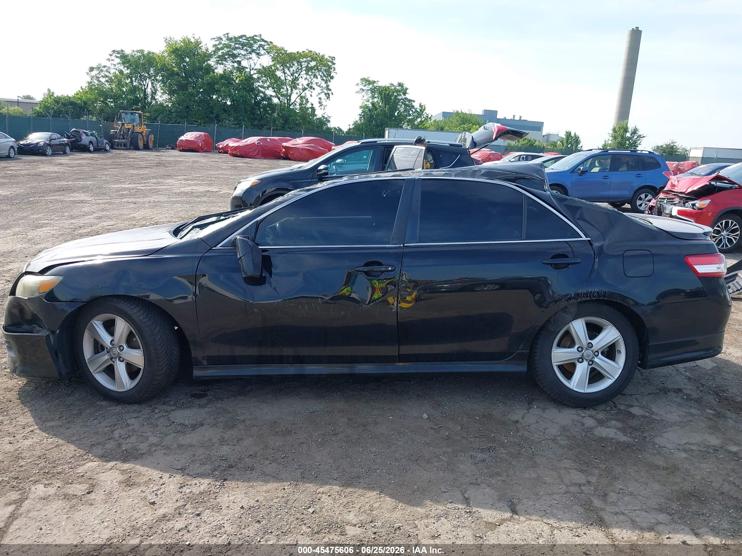 2011 Toyota Camry Se Black vin: 4T1BF3EK0BU204159