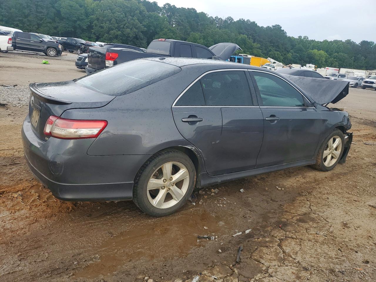 2011 Toyota Camry Se Gray vin: 4T1BF3EK0BU221043