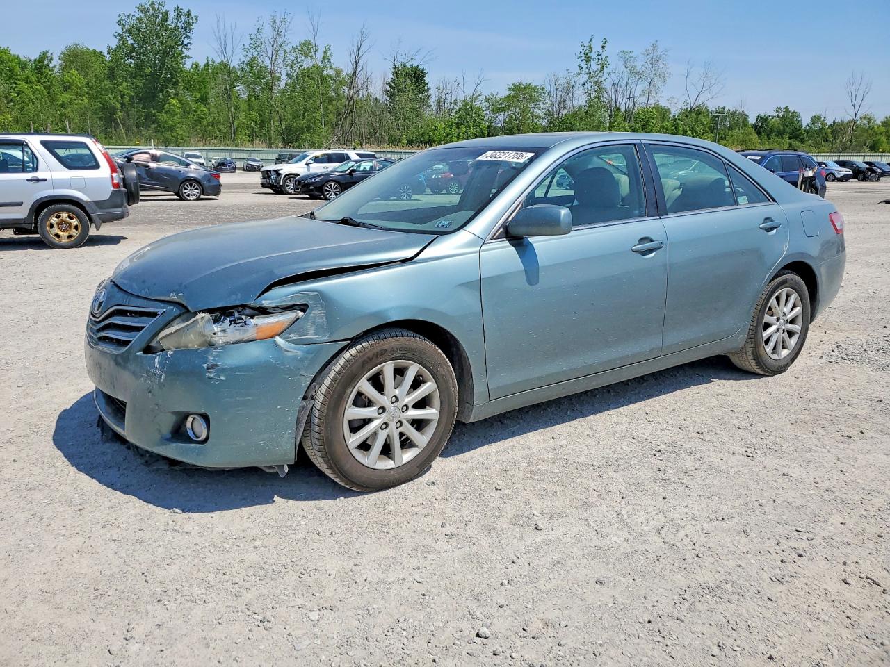 2011 Toyota Camry Xle Синий vin: 4T1BF3EK0BU590582