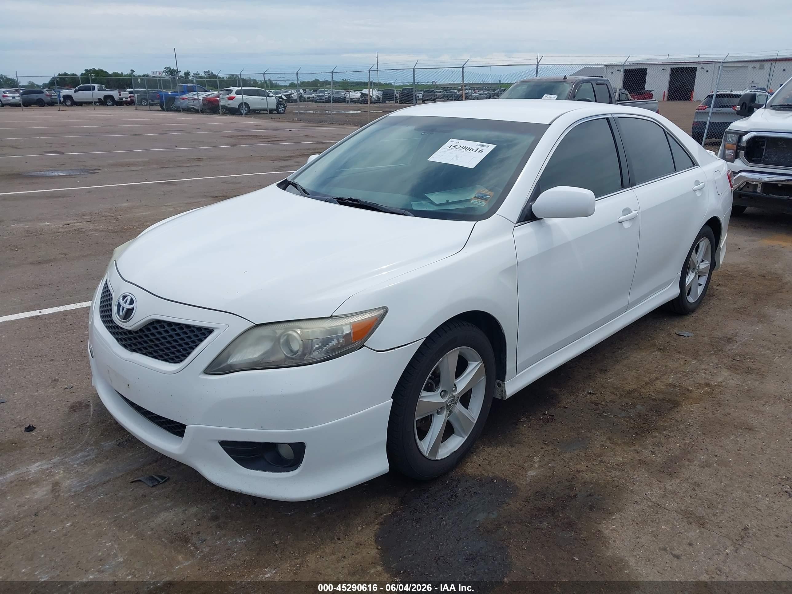 2011 Toyota Camry Se White vin: 4T1BF3EK0BU591599