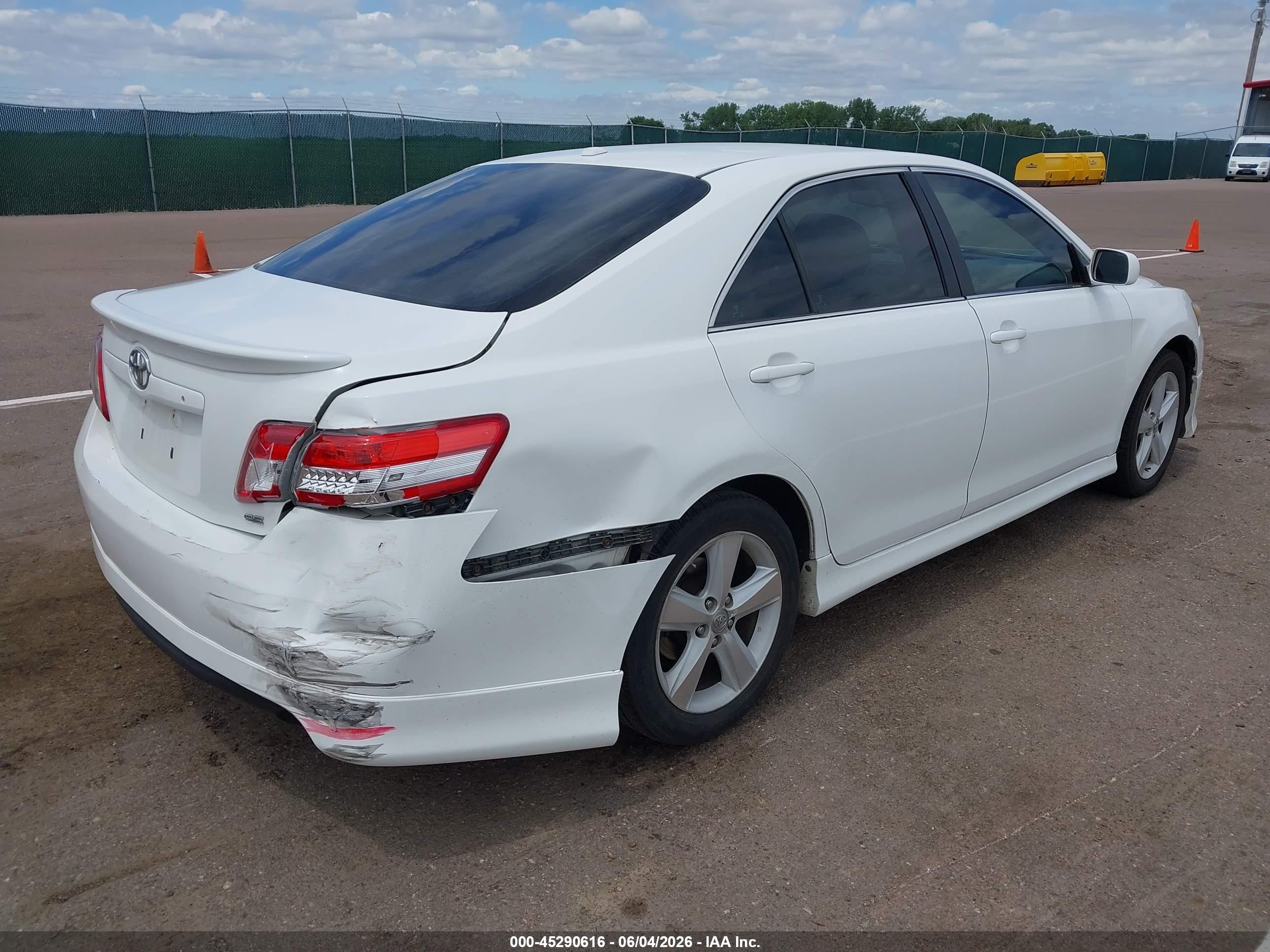 2011 Toyota Camry Se White vin: 4T1BF3EK0BU591599