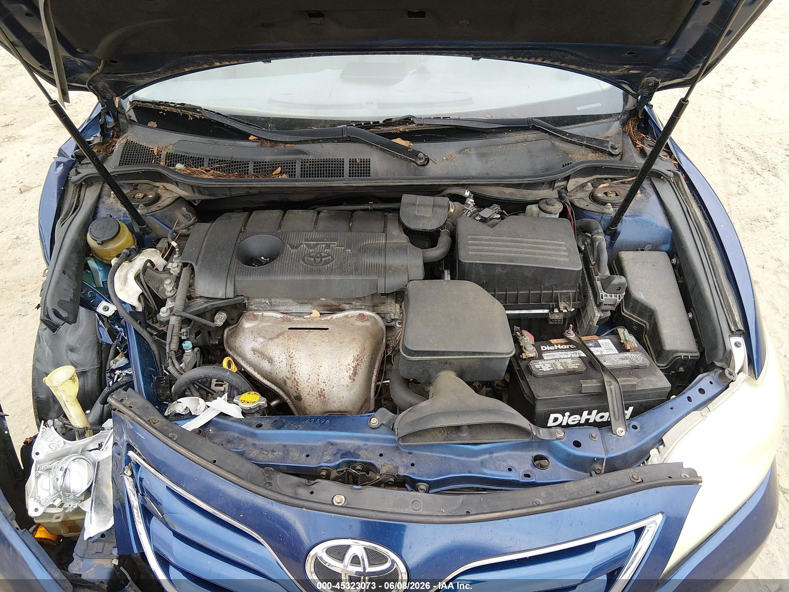 2011 Toyota Camry Le Blue vin: 4T1BF3EK0BU598049