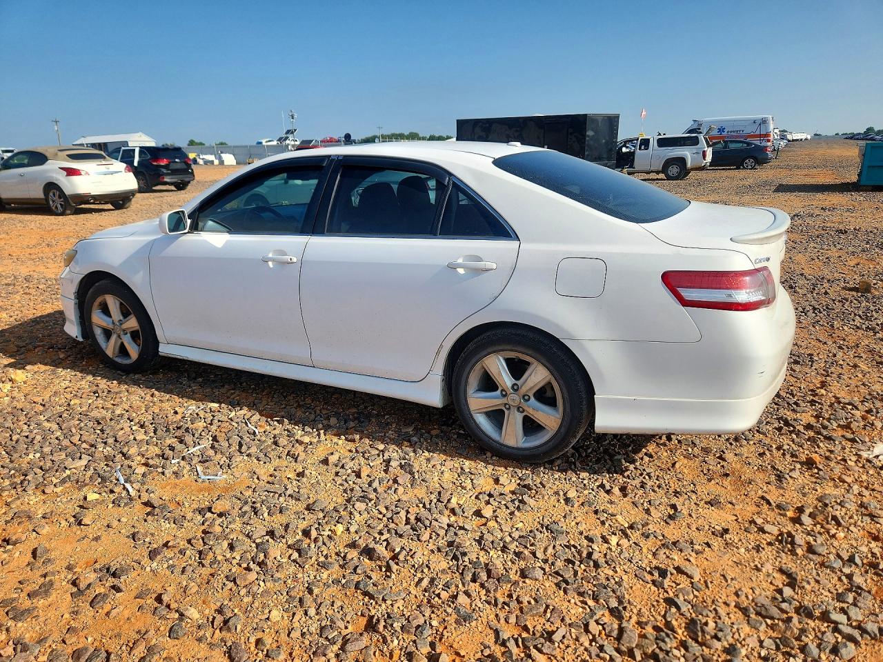 2011 Toyota Camry Se White vin: 4T1BF3EK0BU613763