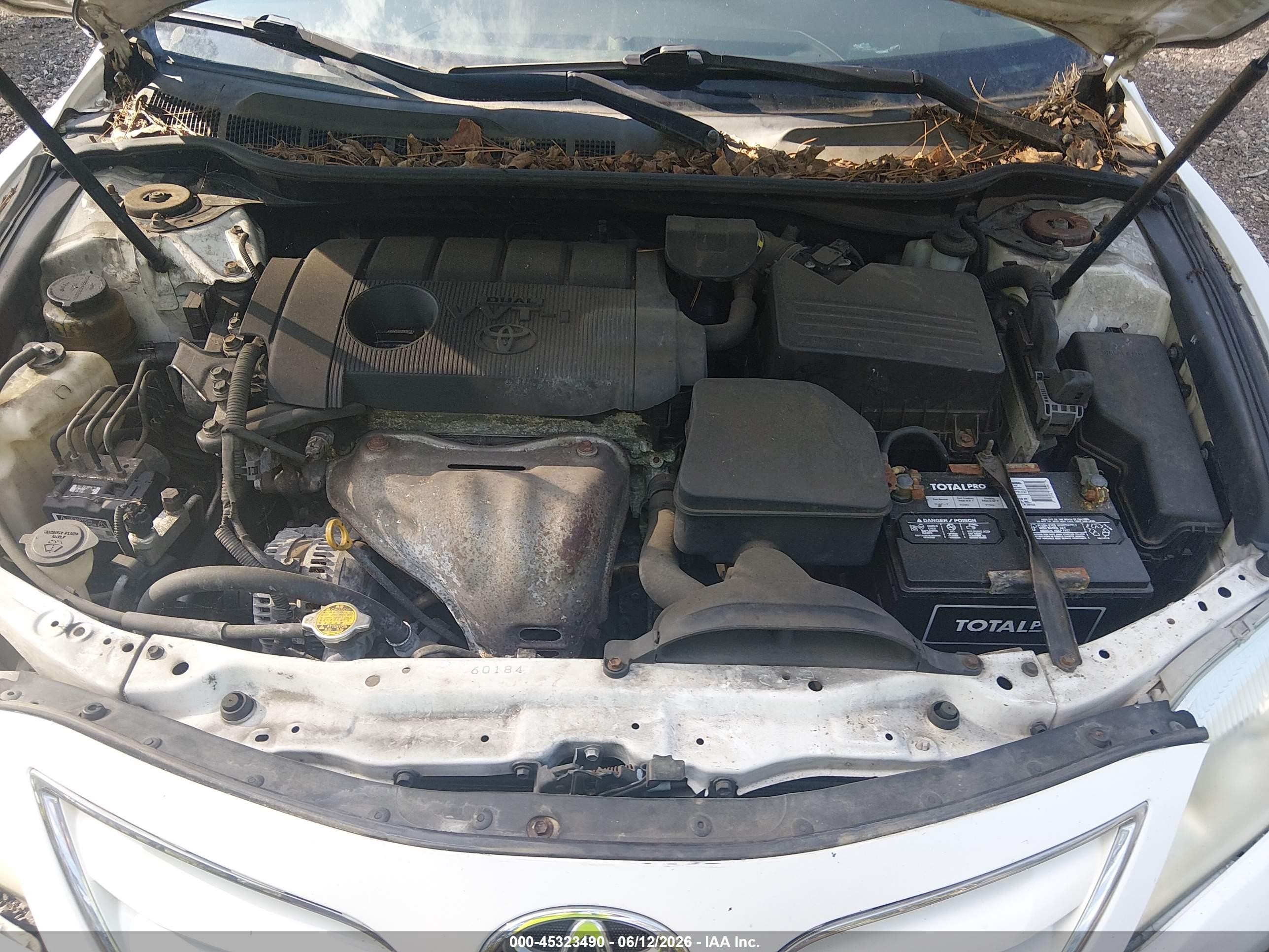 2011 Toyota Camry Le Белый vin: 4T1BF3EK0BU621765