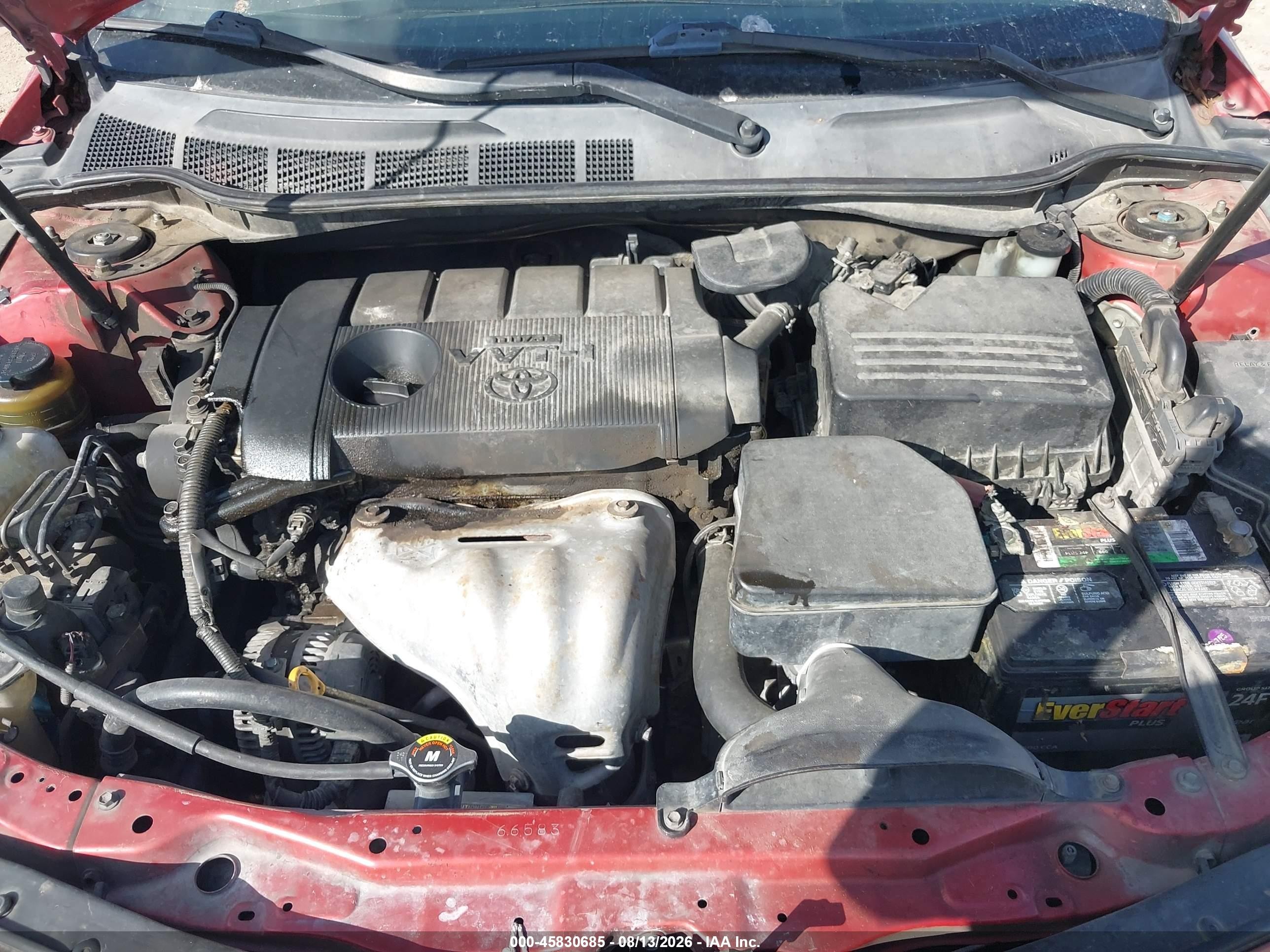 2011 Toyota Camry Se Red vin: 4T1BF3EK0BU625797